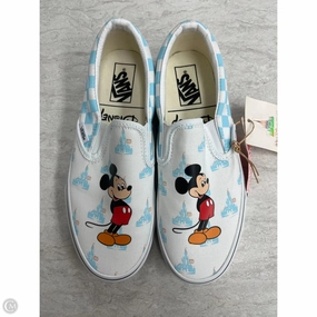 Soft Walk Shoes Sneakers By Vans In Blue & White, Size: 7.5