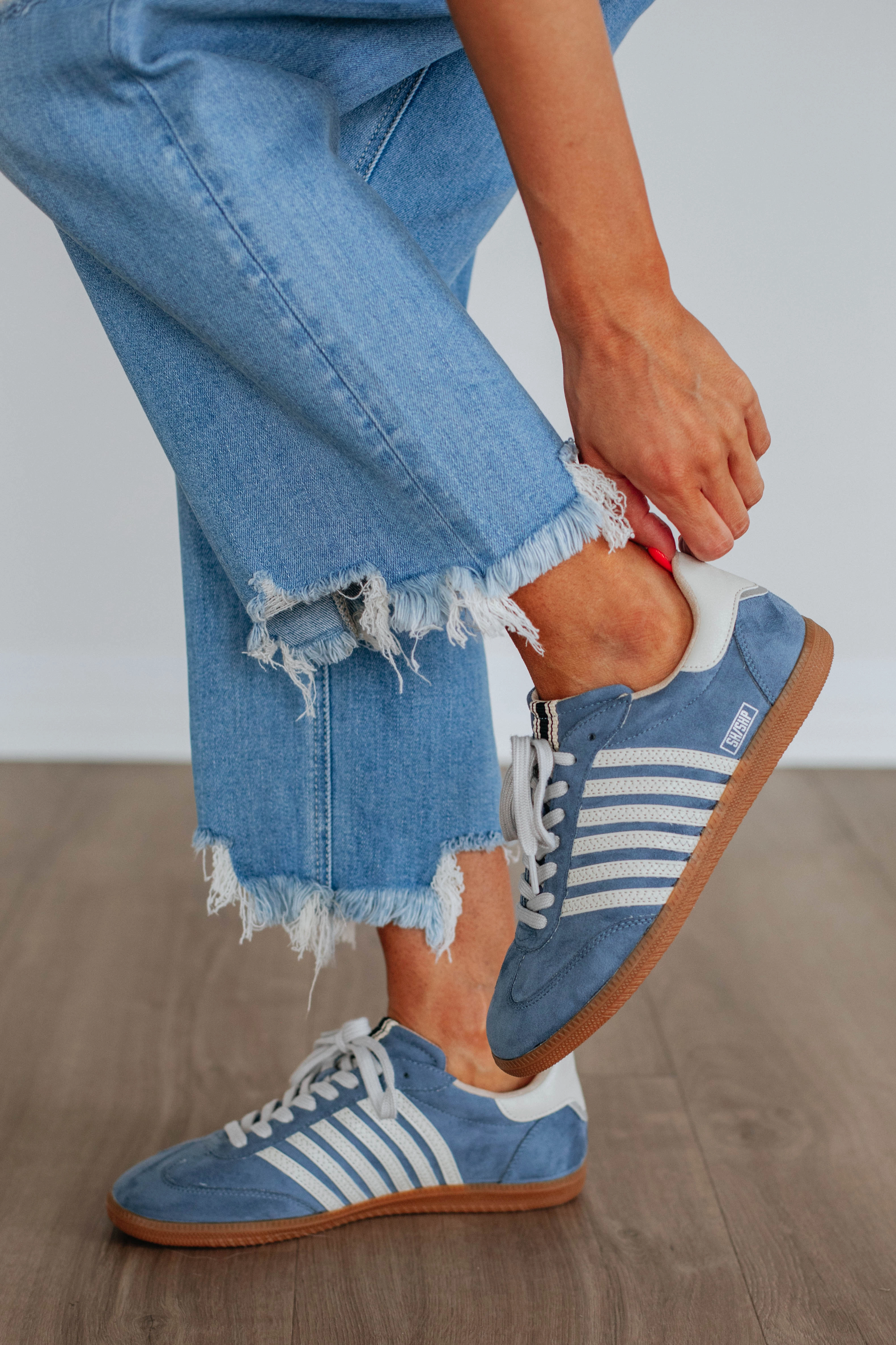 Always A Trendsetter Sneakers - Dusty Blue orthopedic