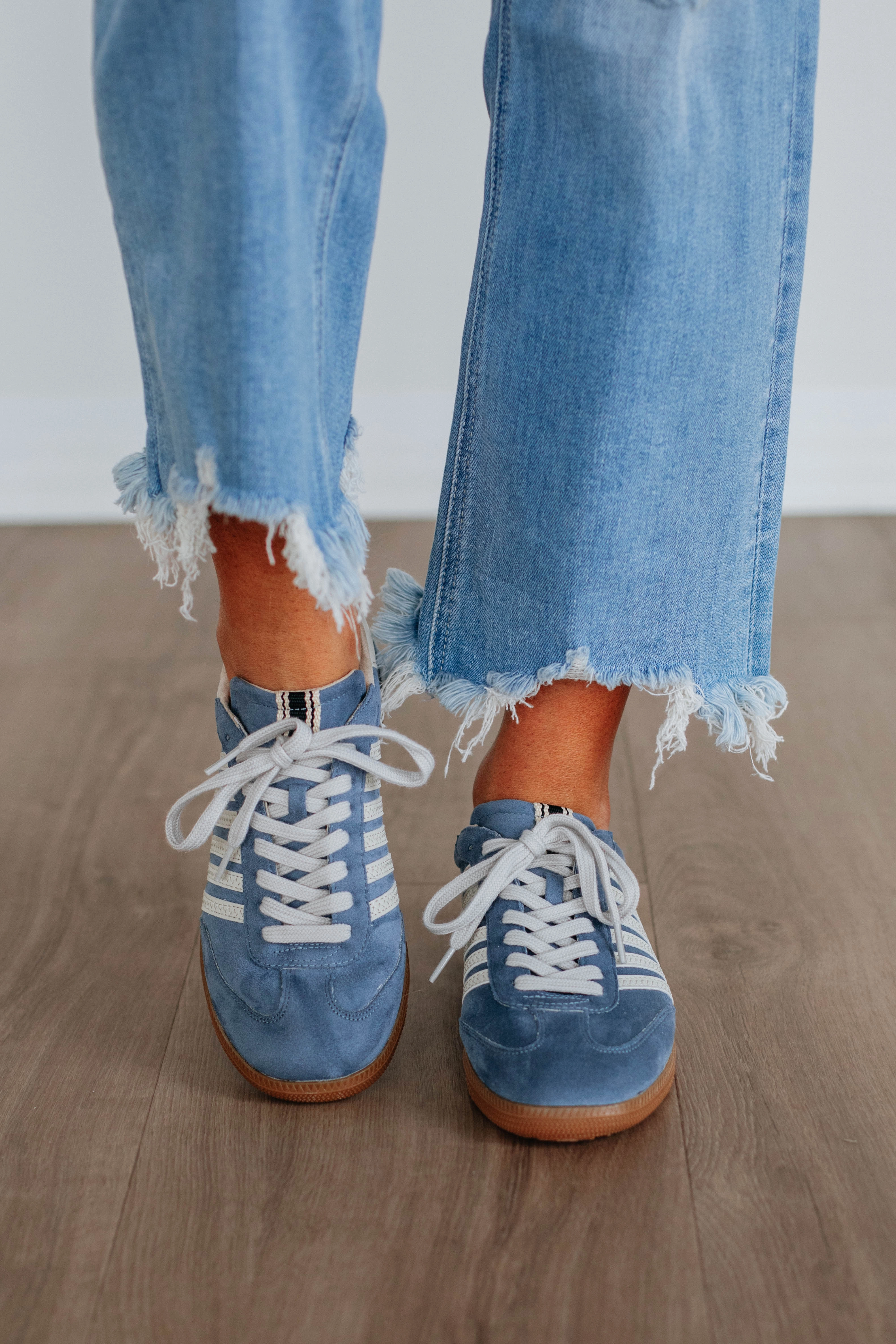 Always A Trendsetter Sneakers - Dusty Blue Calm Mood