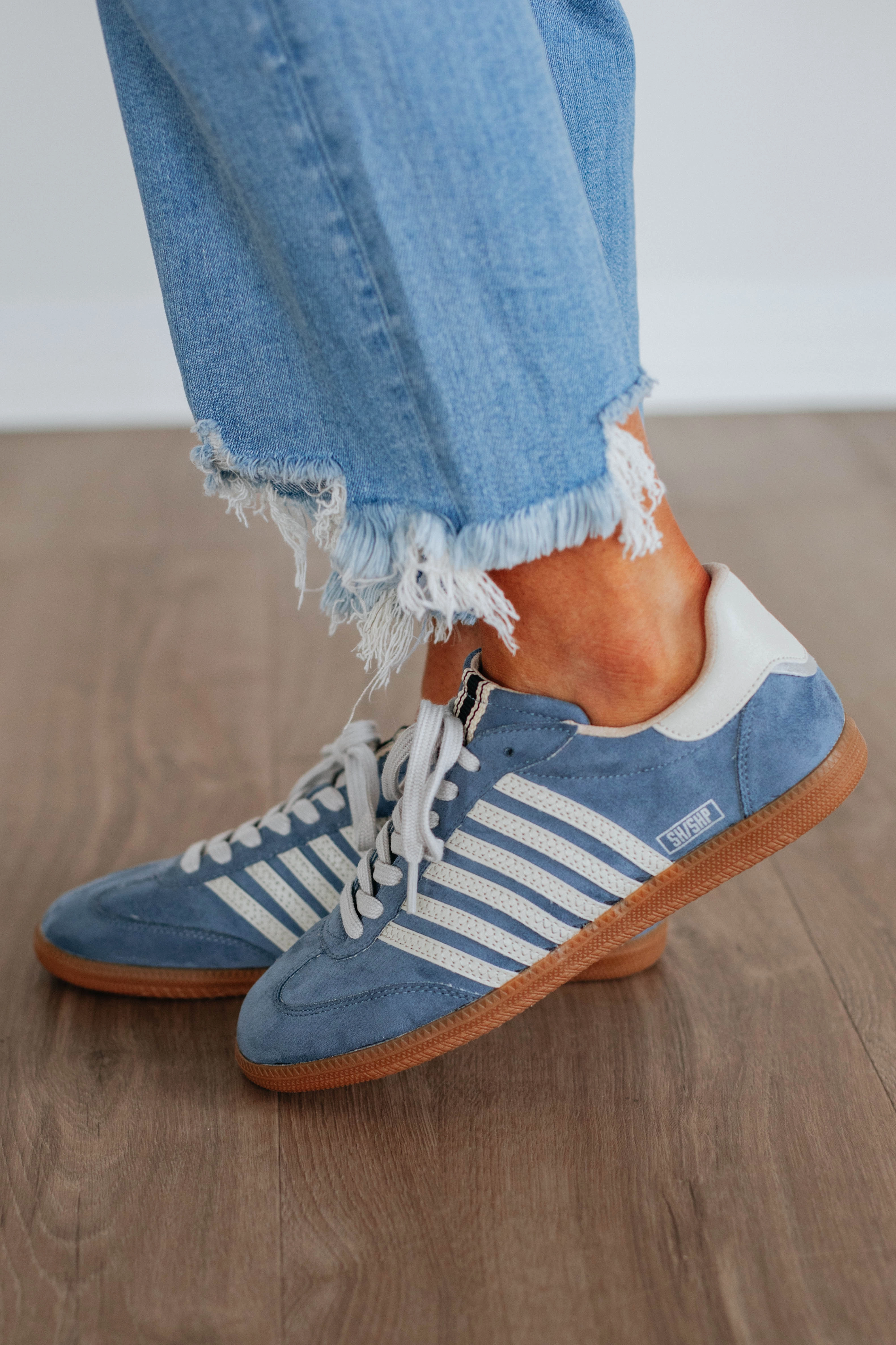 Always A Trendsetter Sneakers - Dusty Blue Active Breathable City Adventure