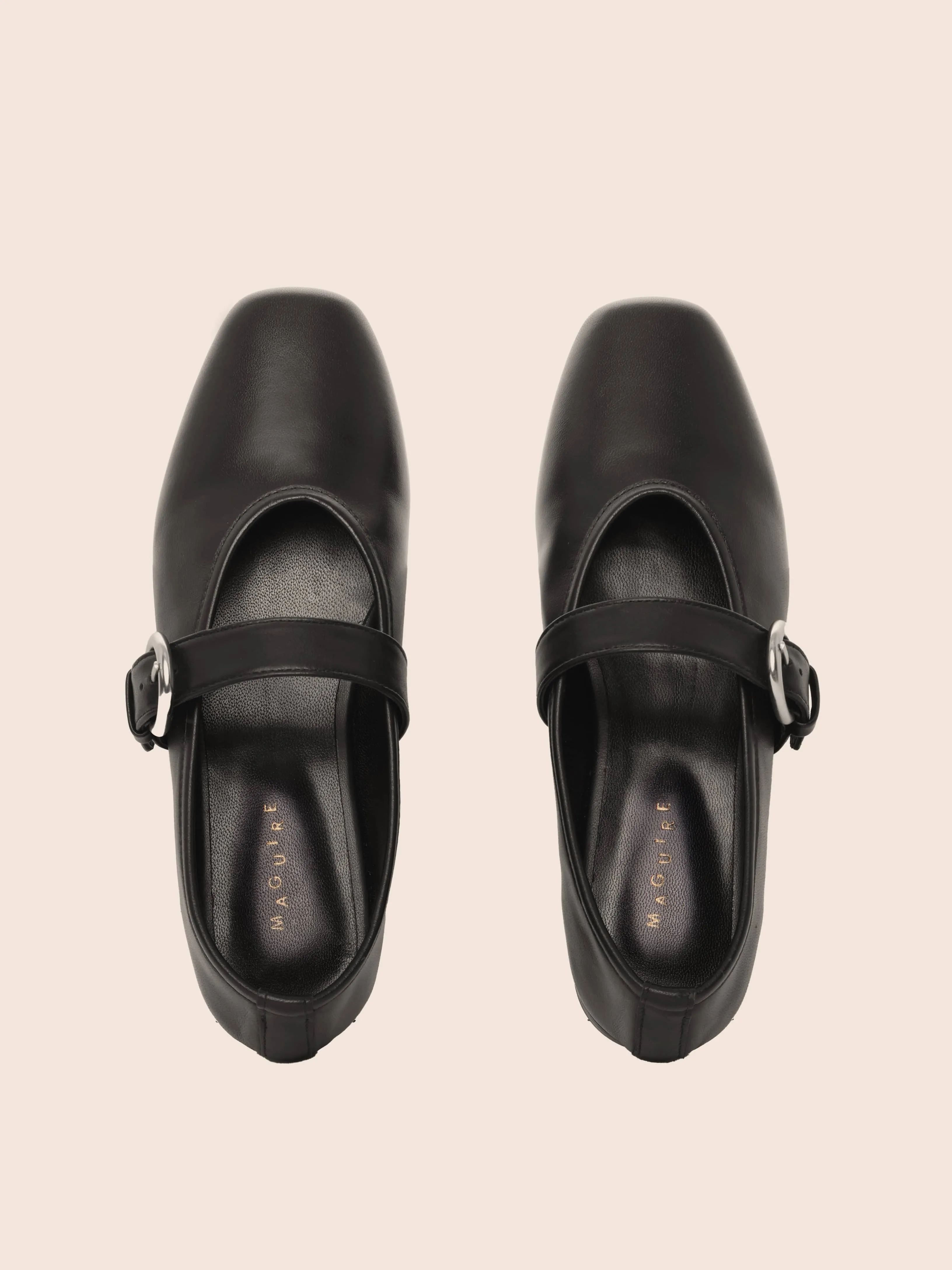 Practical Wear Relaxing Step Aveiro Black Ballerina
