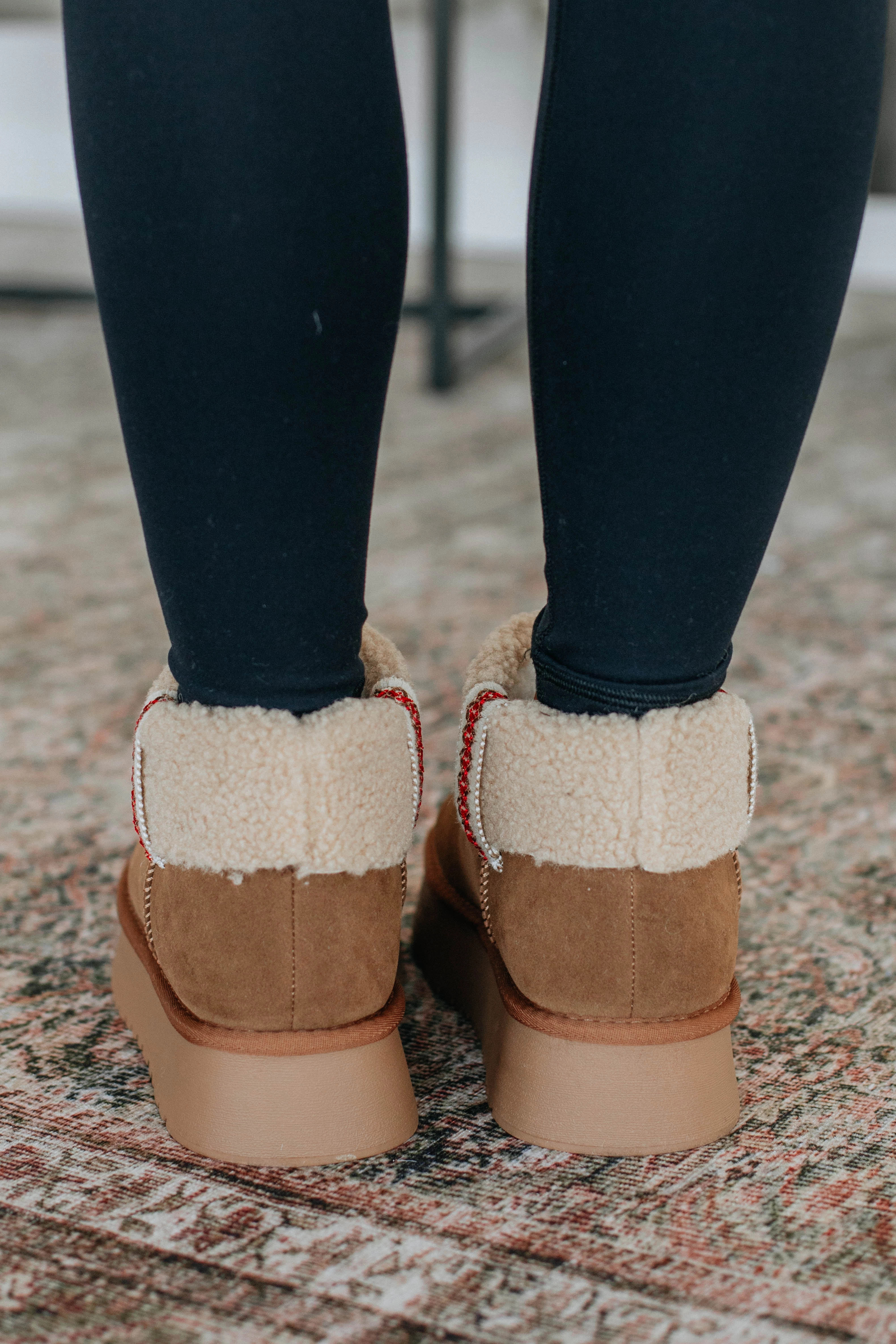 Retro Mood Baby It's Cold Outside Boots - Tan