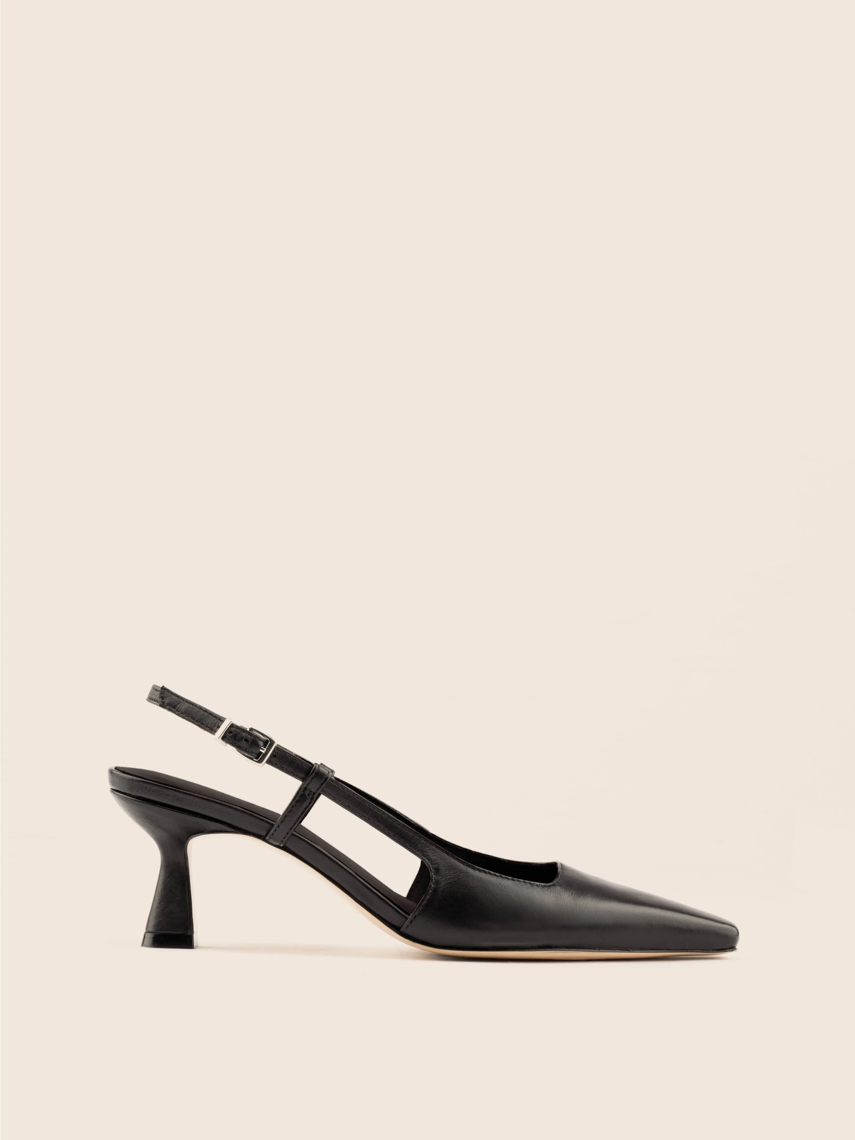 Bahia Black Pump Smooth Fit Delicate Heel