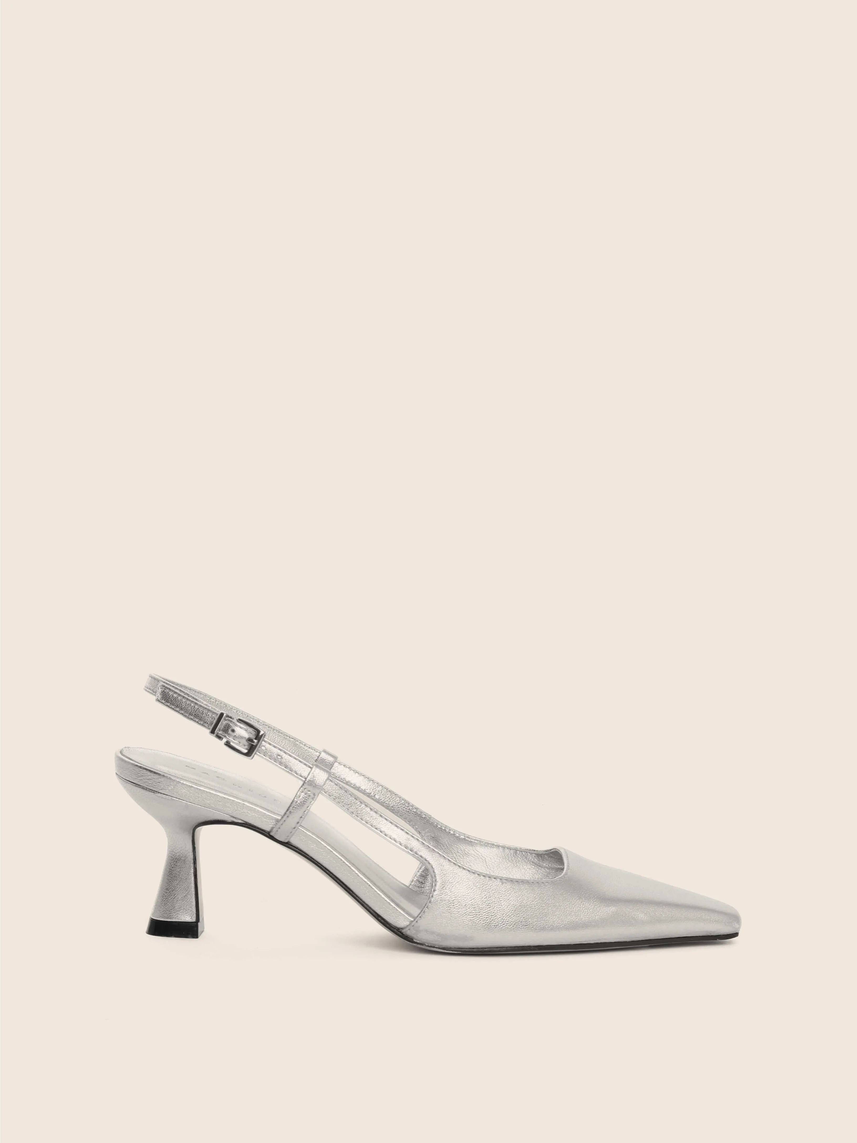 Bahia Silver Pump Unique Pick Classic Fit