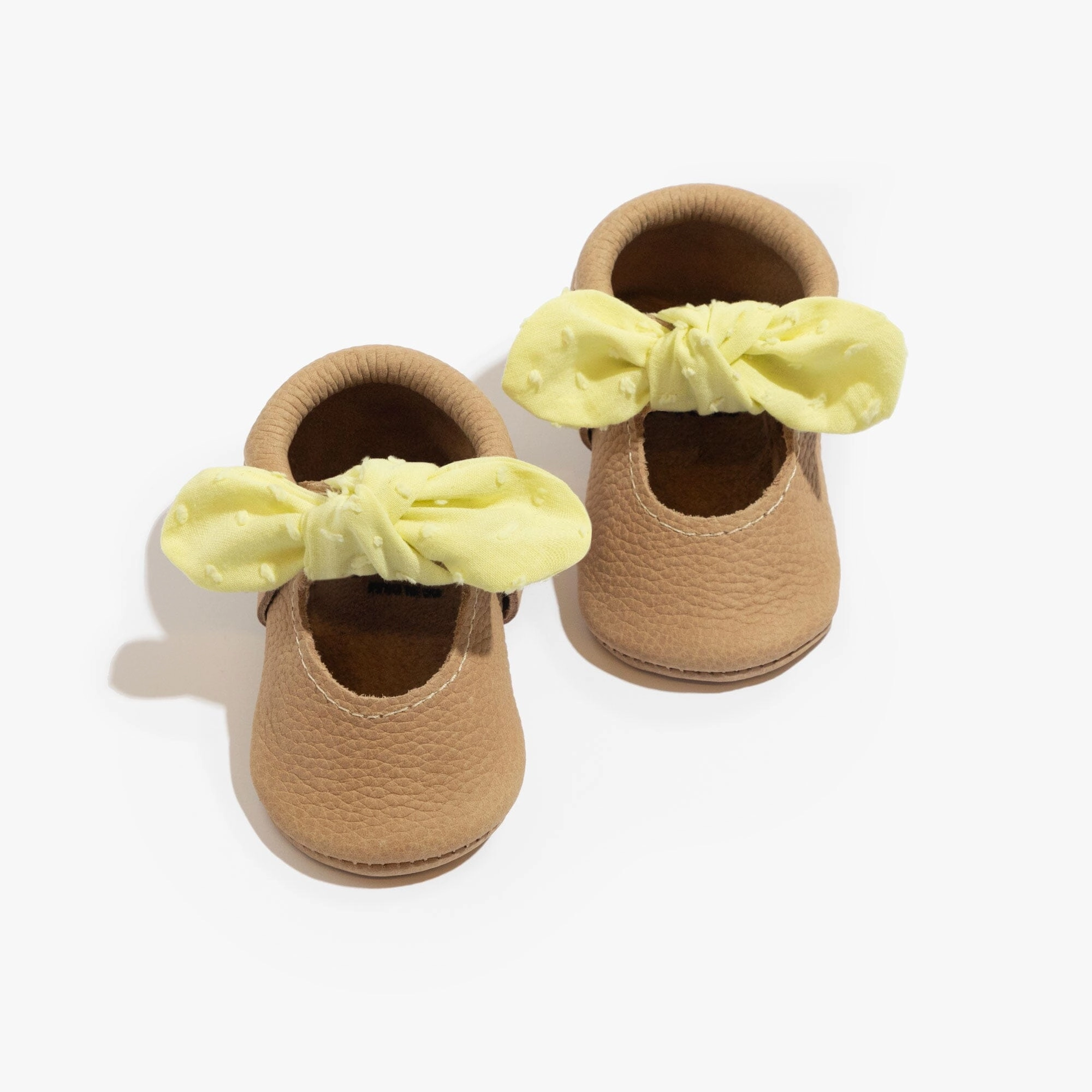 Banana Cream Knotted Bow Baby Shoe Cute kids' outfits Easy to Wear