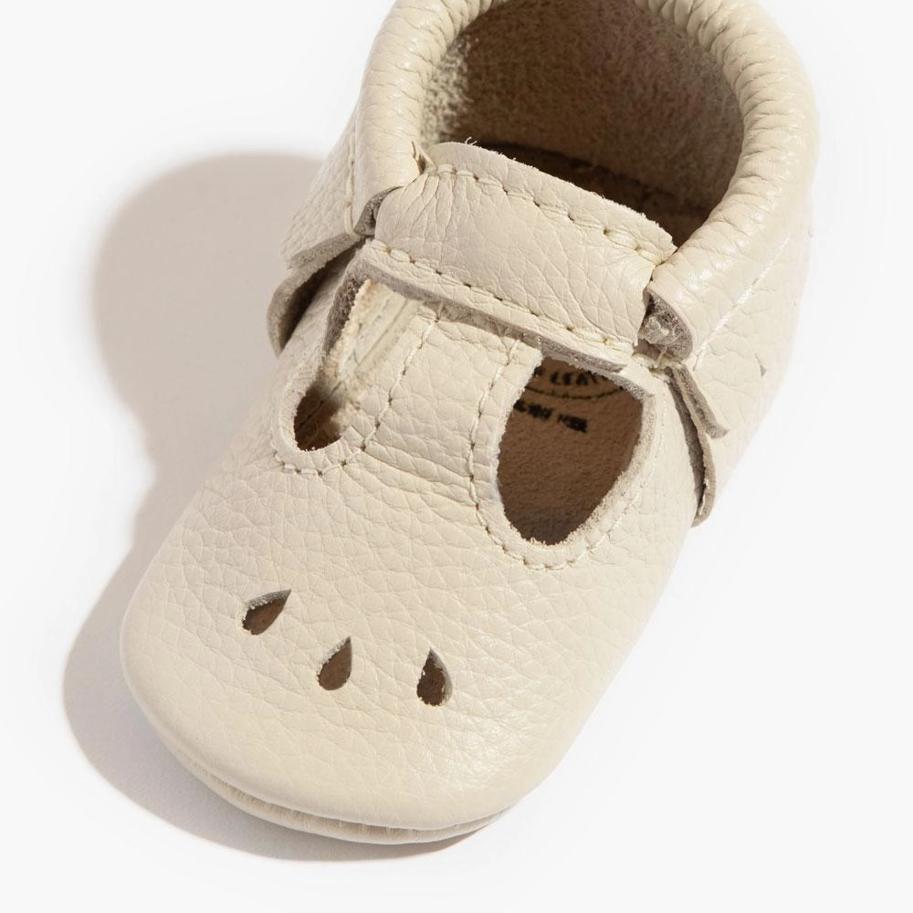 Elastic laces Birch Mary Jane Baby Shoe