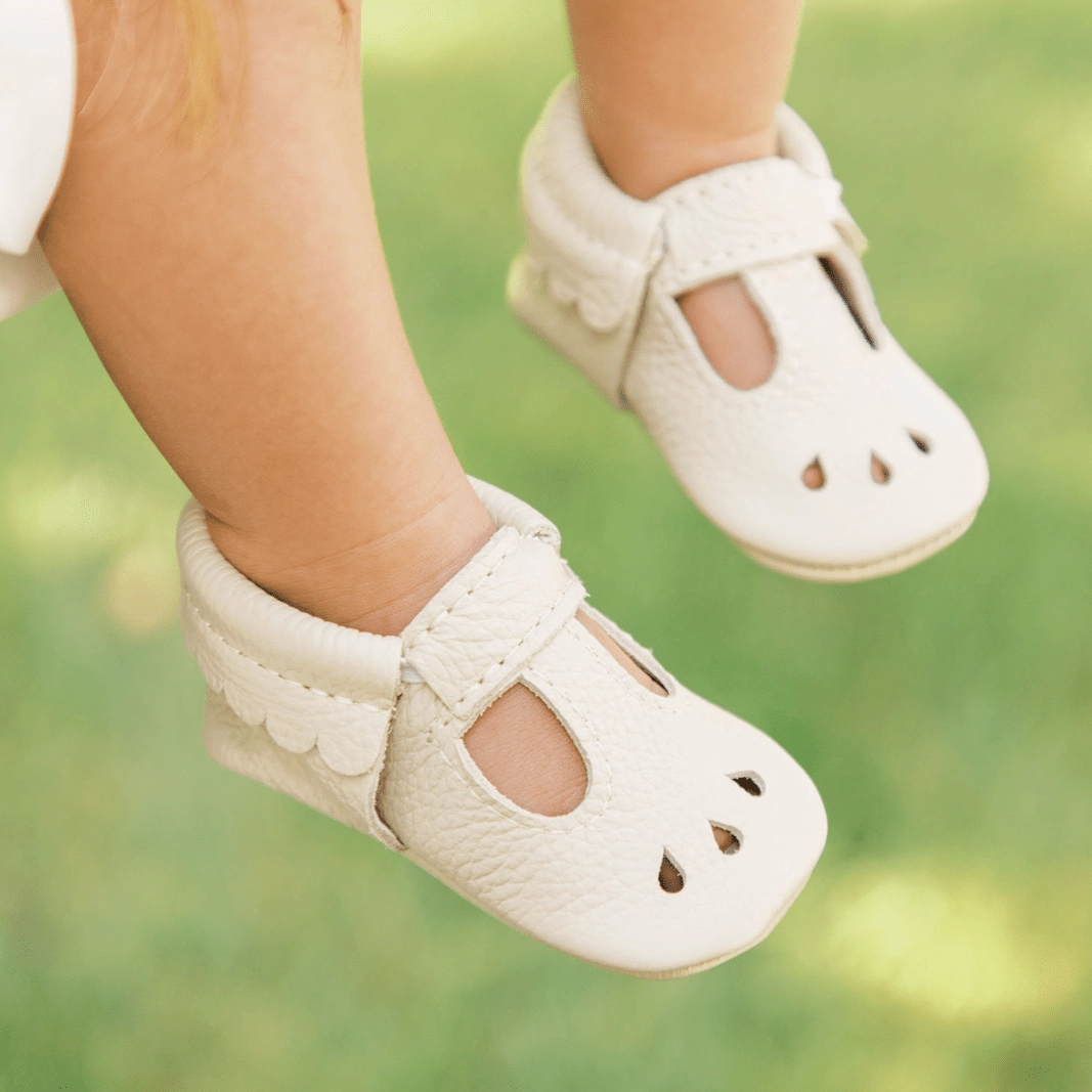 Birch Mary Jane Baby Shoe Polka - dotted kids' items GrippyTread