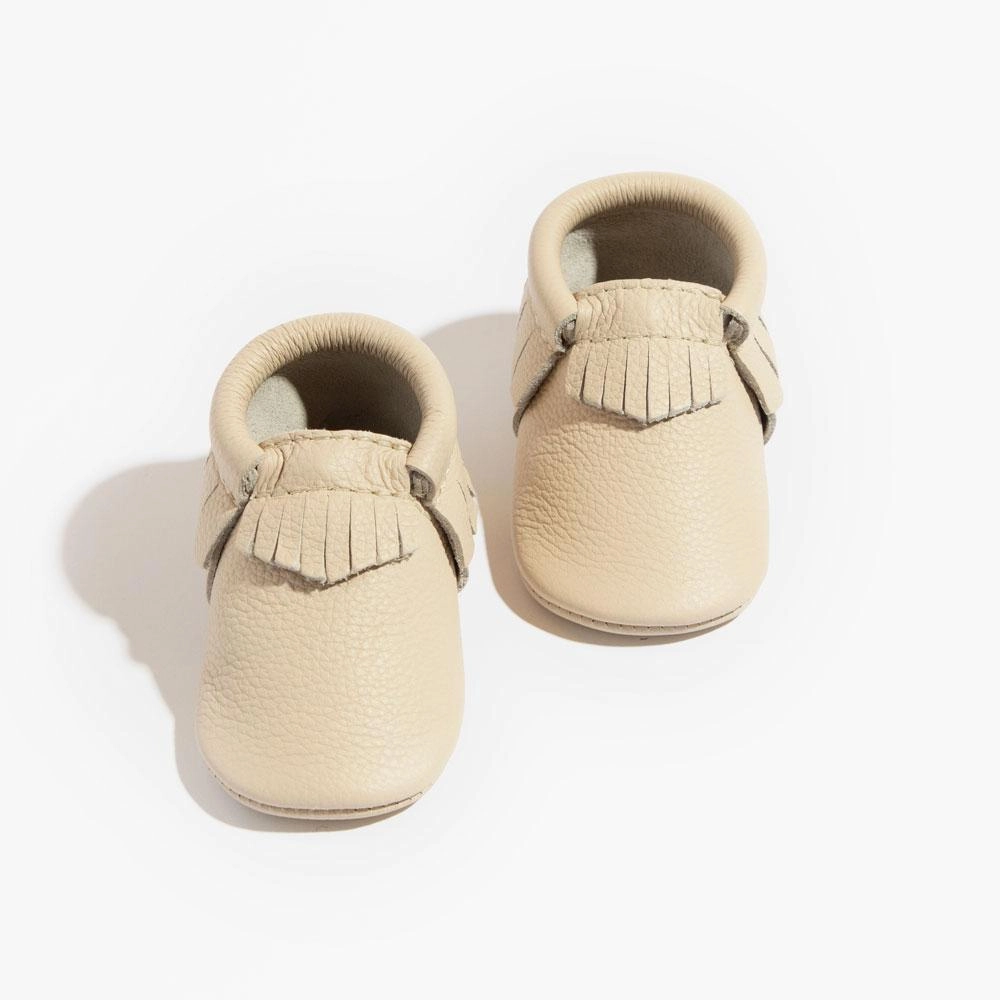 Birch Moccasin Baby Shoe Snug Heel Support