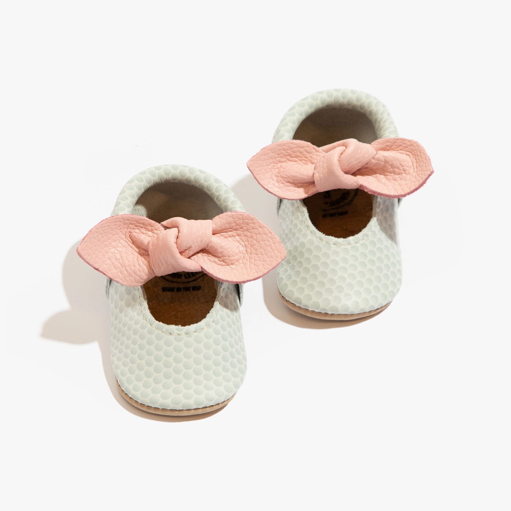 Birdie Knotted Bow Baby Shoe Breathable Upper