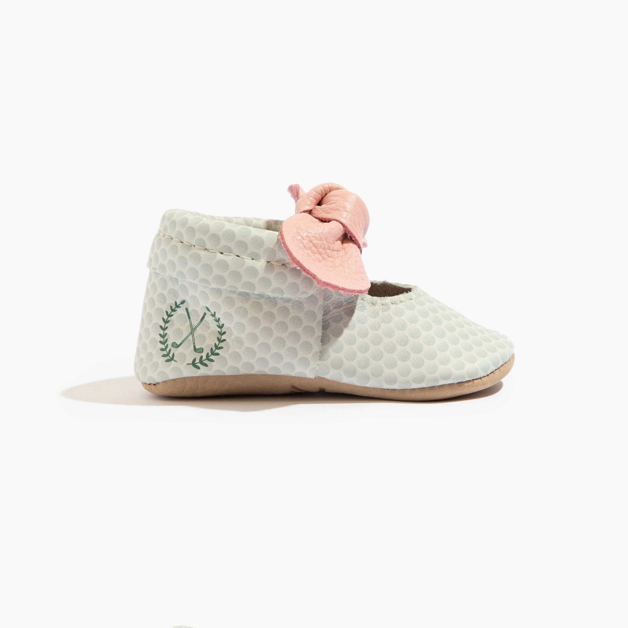 Flexible Grooves Birdie Knotted Bow Baby Shoe