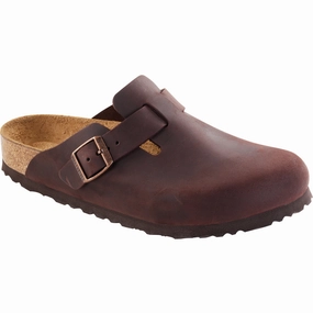 Birkenstock Unisex Boston Soft Footbed Oiled Leather - Habana New Drop