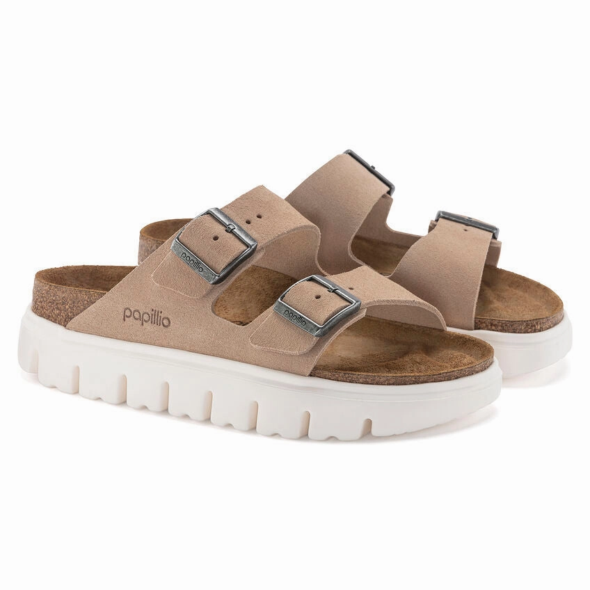 Birkenstock Women's Arizona Chunky Sandal - Warm Sand Outdoor comfort sandals