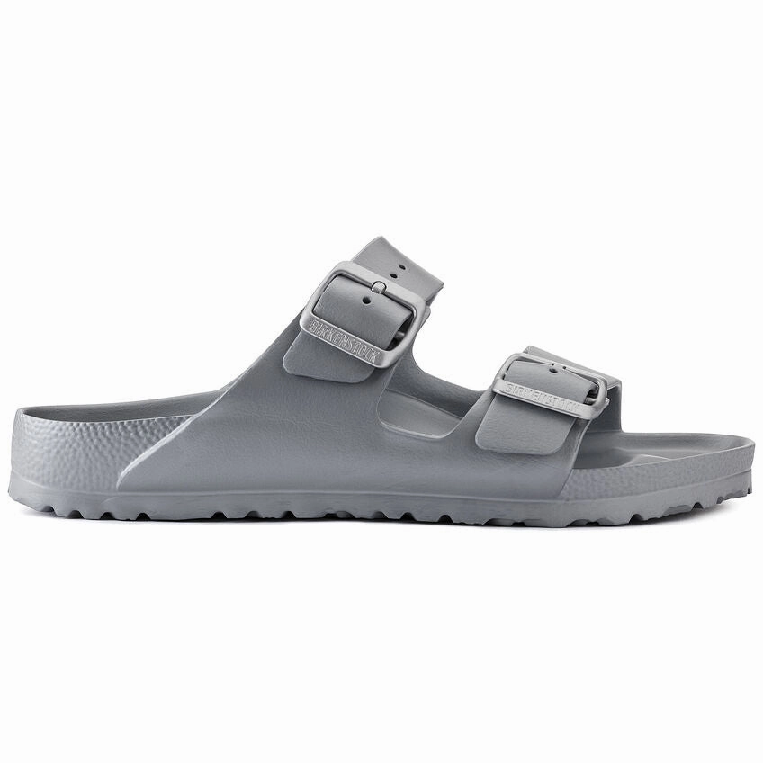 easy move Dad Pick Birkenstock Women's Arizona EVA Sandals - Metallic Silver