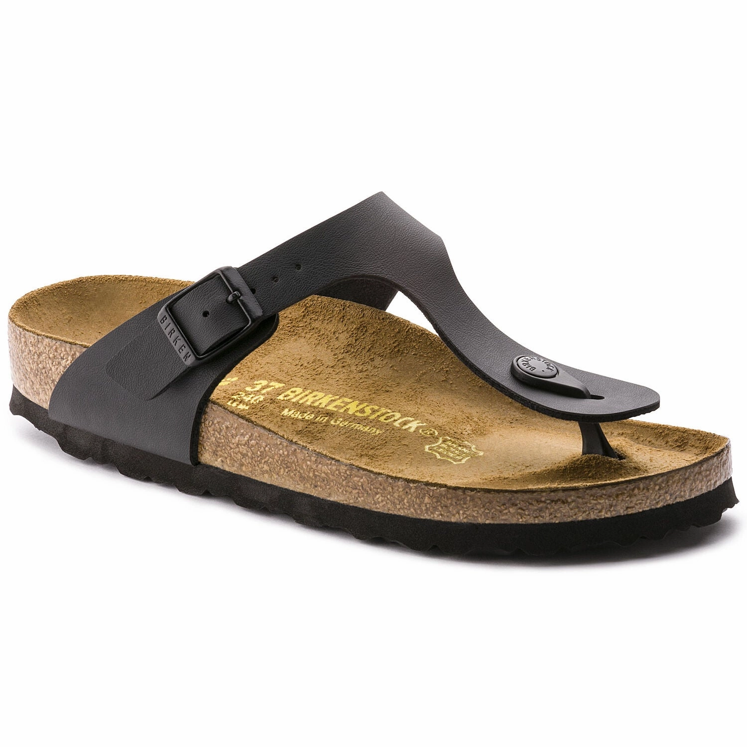 Birkenstock Women's Gizeh Birko-Flor Sandal - Black Story Glow