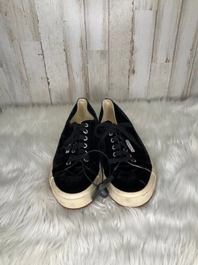 Black & Cream Shoes Sneakers Superga, Size 9 Quick lace Torque Control Plate