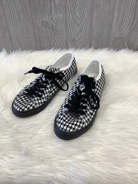 Fresh Air Black & White Shoes Sneakers Charlie Paige, Size 9