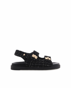 Skin Breath Arch support feature LILLIAN - BLACK BOUCLE