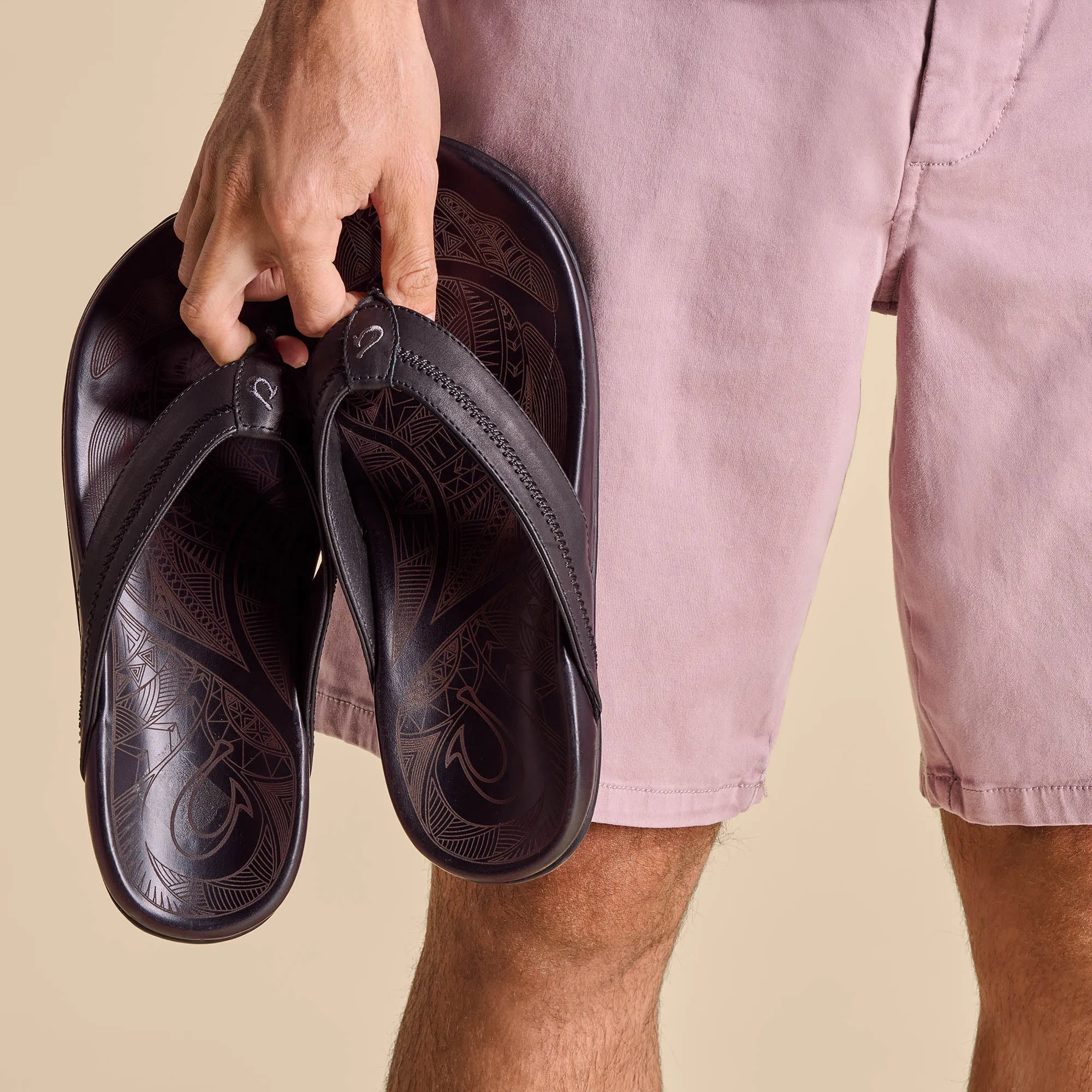 Breathable Flip-flops Hiapo - Lava Rock