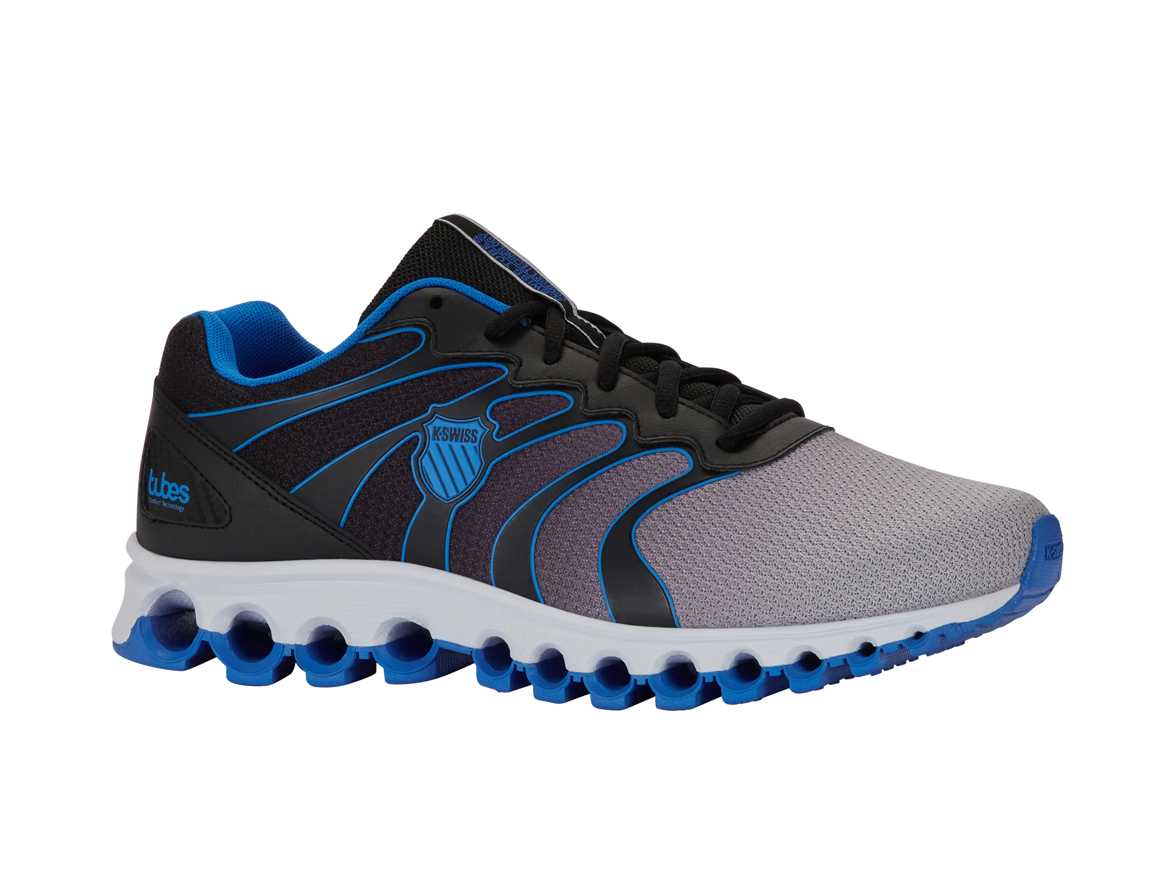 Moisture wicking Slip On 07112-033-XW | TUBES 200 | BLACK/BRILLIANT BLUE/VAPOR BLUE WHITE