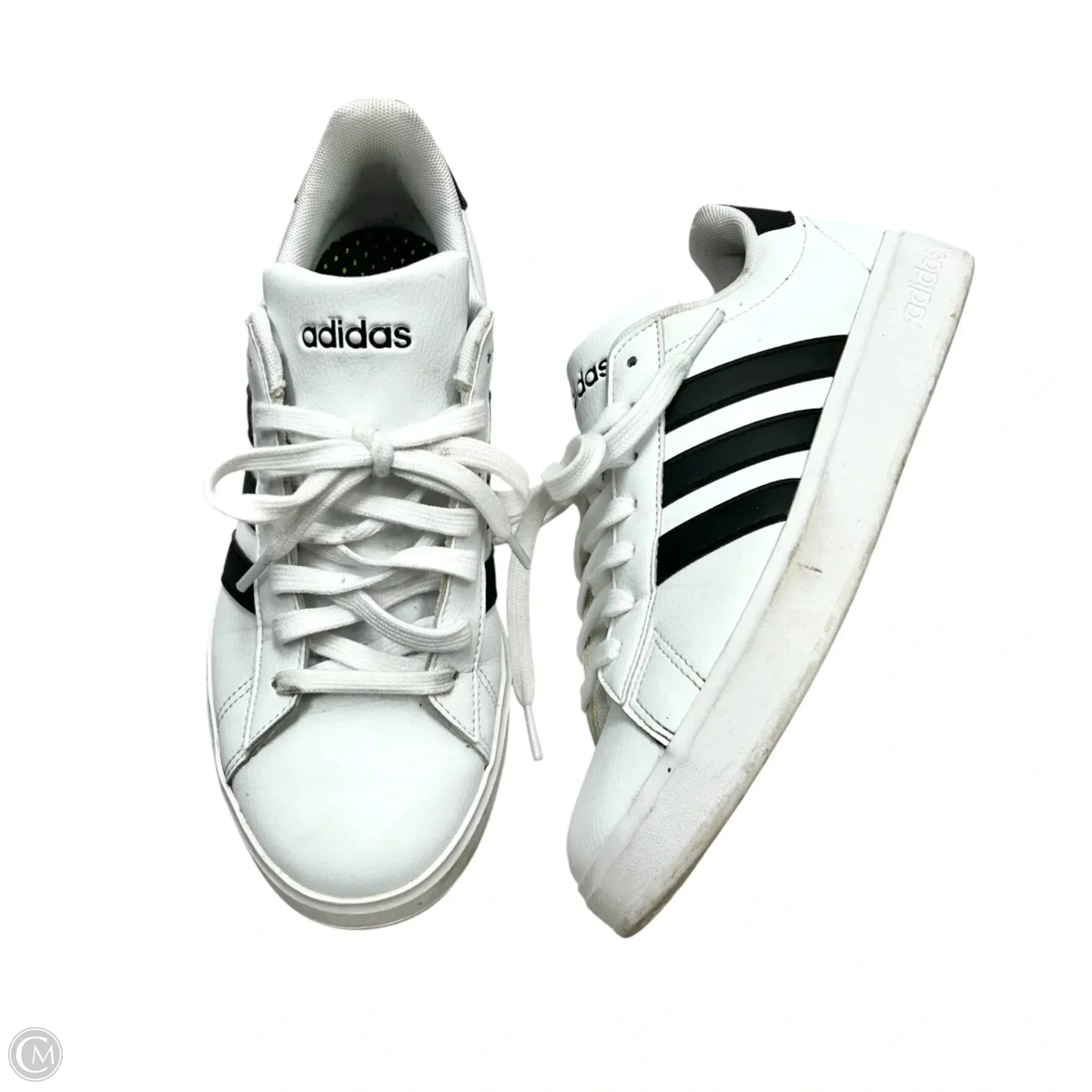 Recycled Material Design Shoes Sneakers By Adidas In Black & White, Size: 8