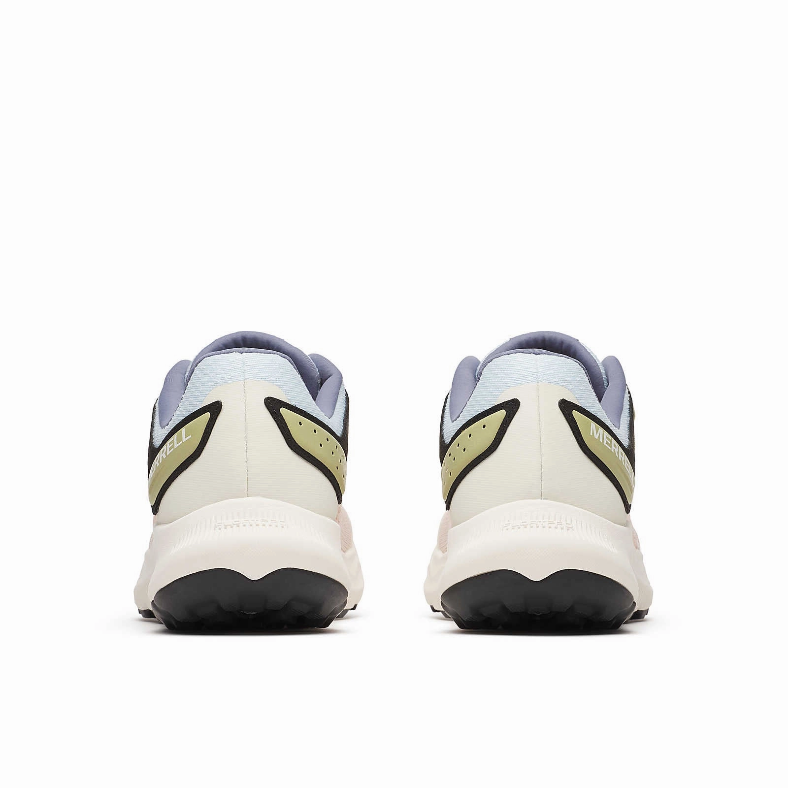 Durable Rubber Outsole Merrell Women's Antora 4 Low Trail Sneaker - Pink Salt/Ice Blue