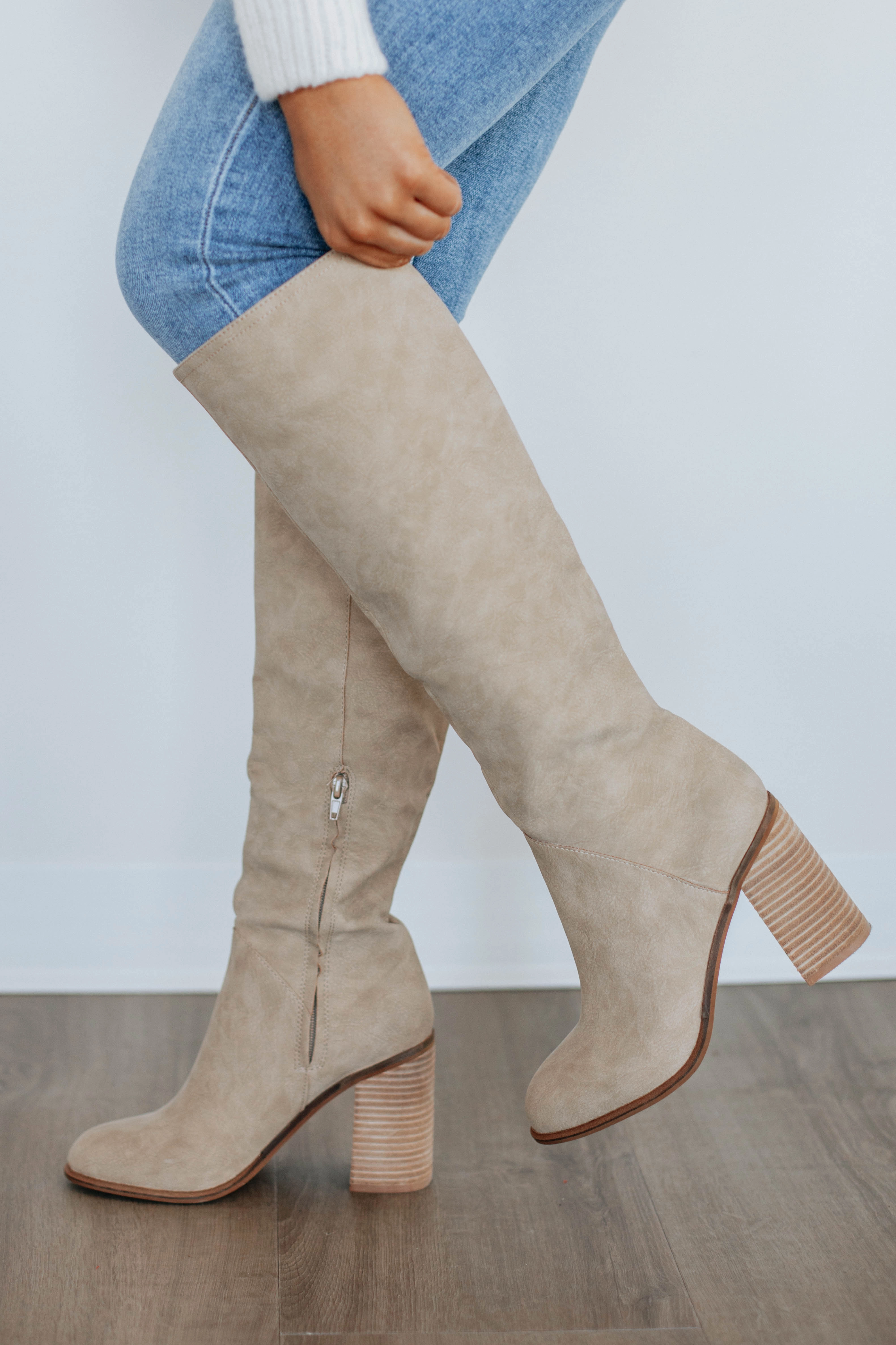 Finding My Way Boots - Khaki Memory Foam Airport Travel
