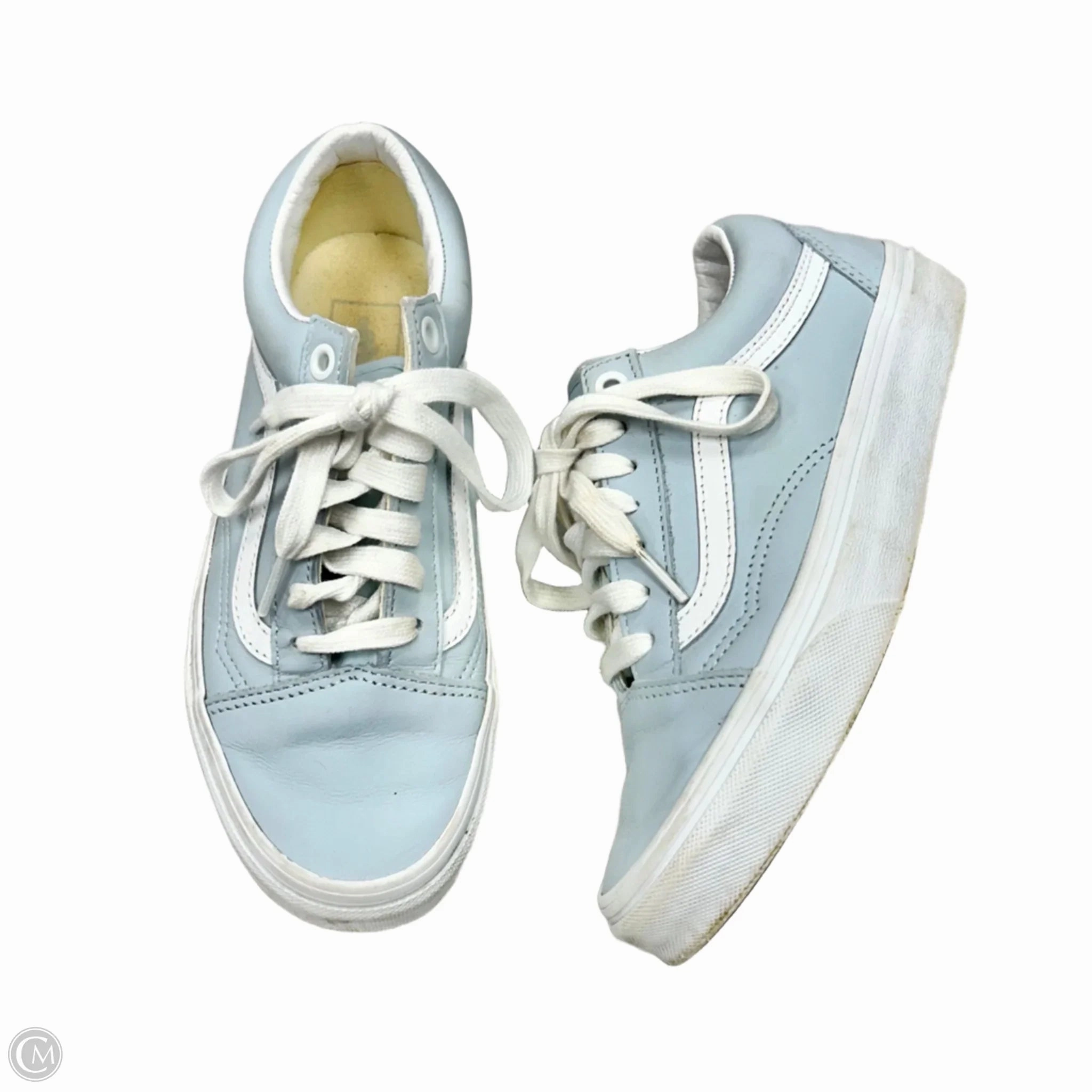 Shoes Sneakers By Vans In Blue & White, Size: 6 Durable Mesh Comfortable Strapping