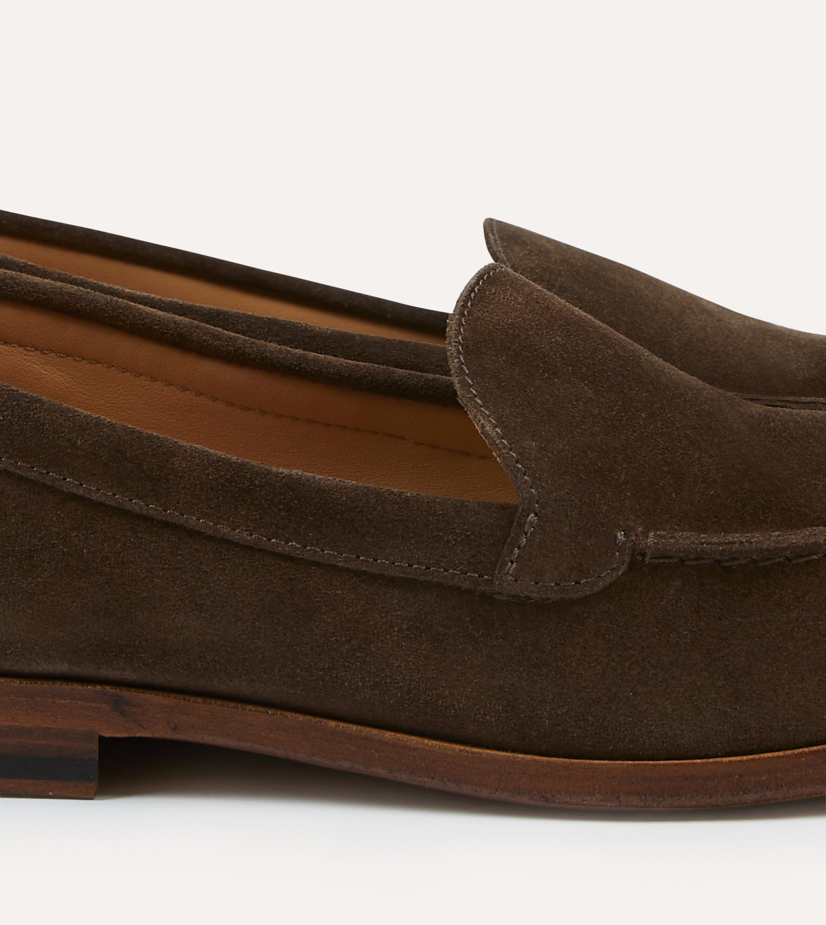 Fresh Lane Brown Suede Henri Summer Loafer