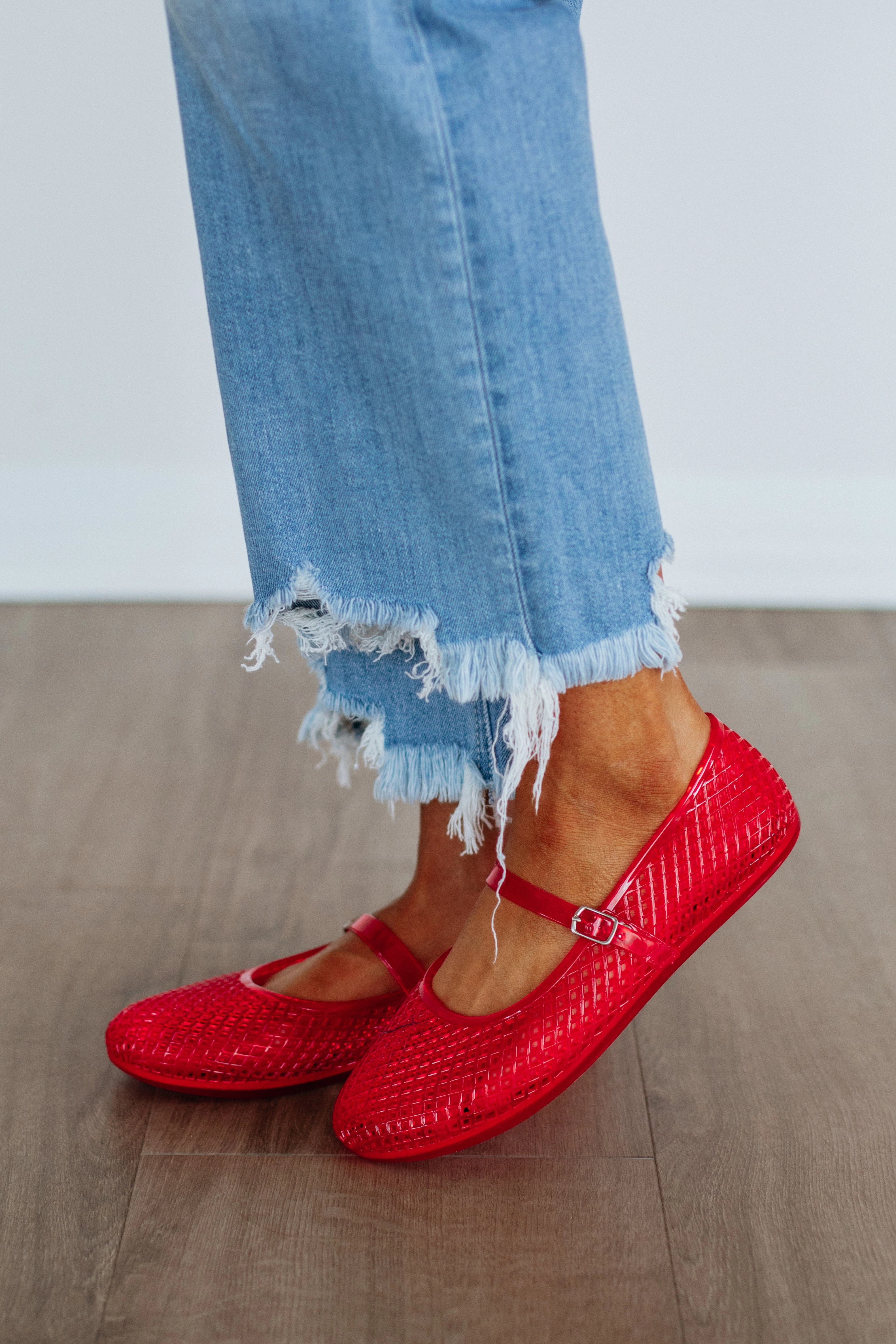 Sweet Step Jelly Flats Velvet Rich