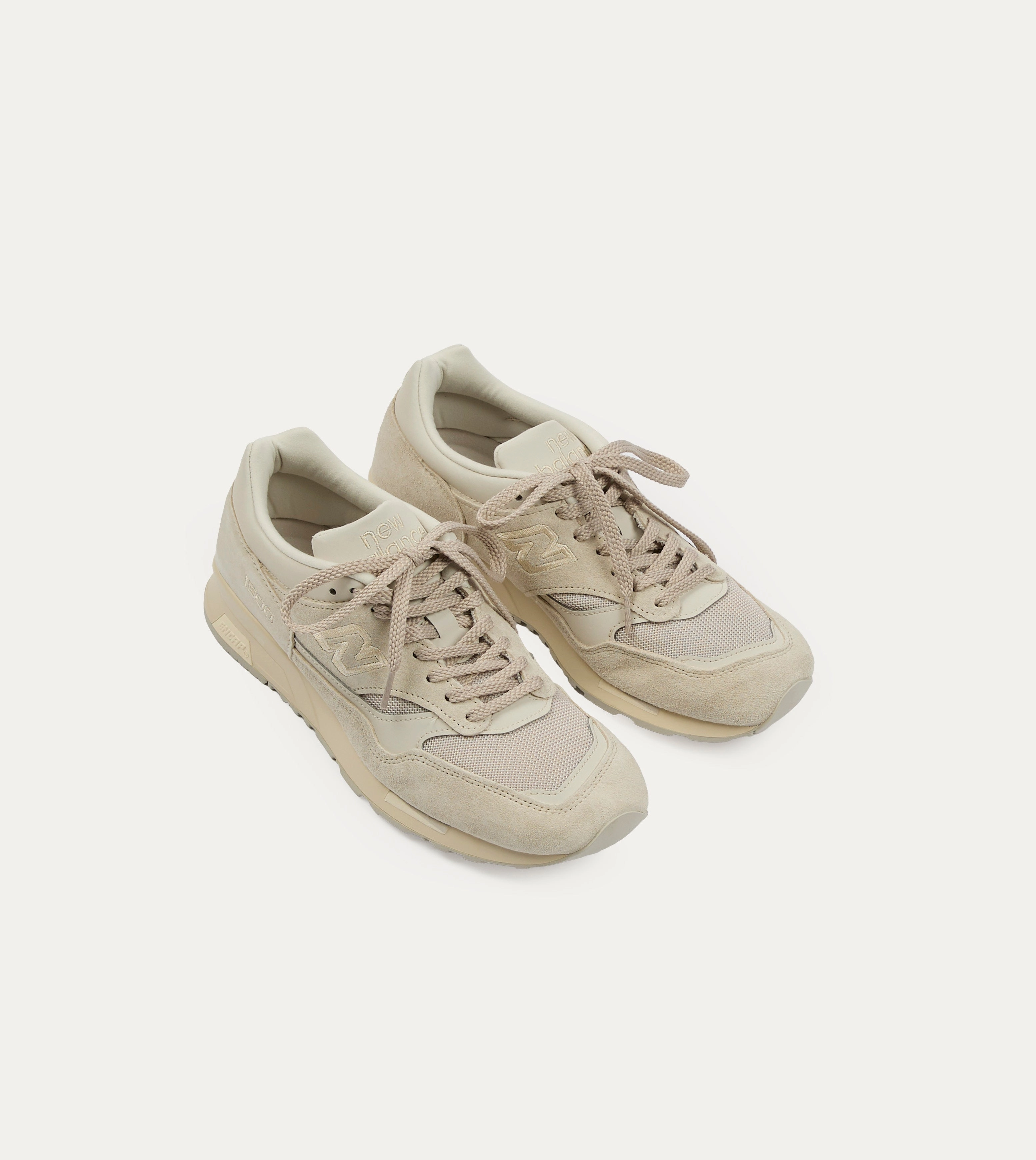 New Balance 'Elevated Essentials' Birch Putty Made in UK 1500 Trainers Arch Support Wellness Seekers Comfort