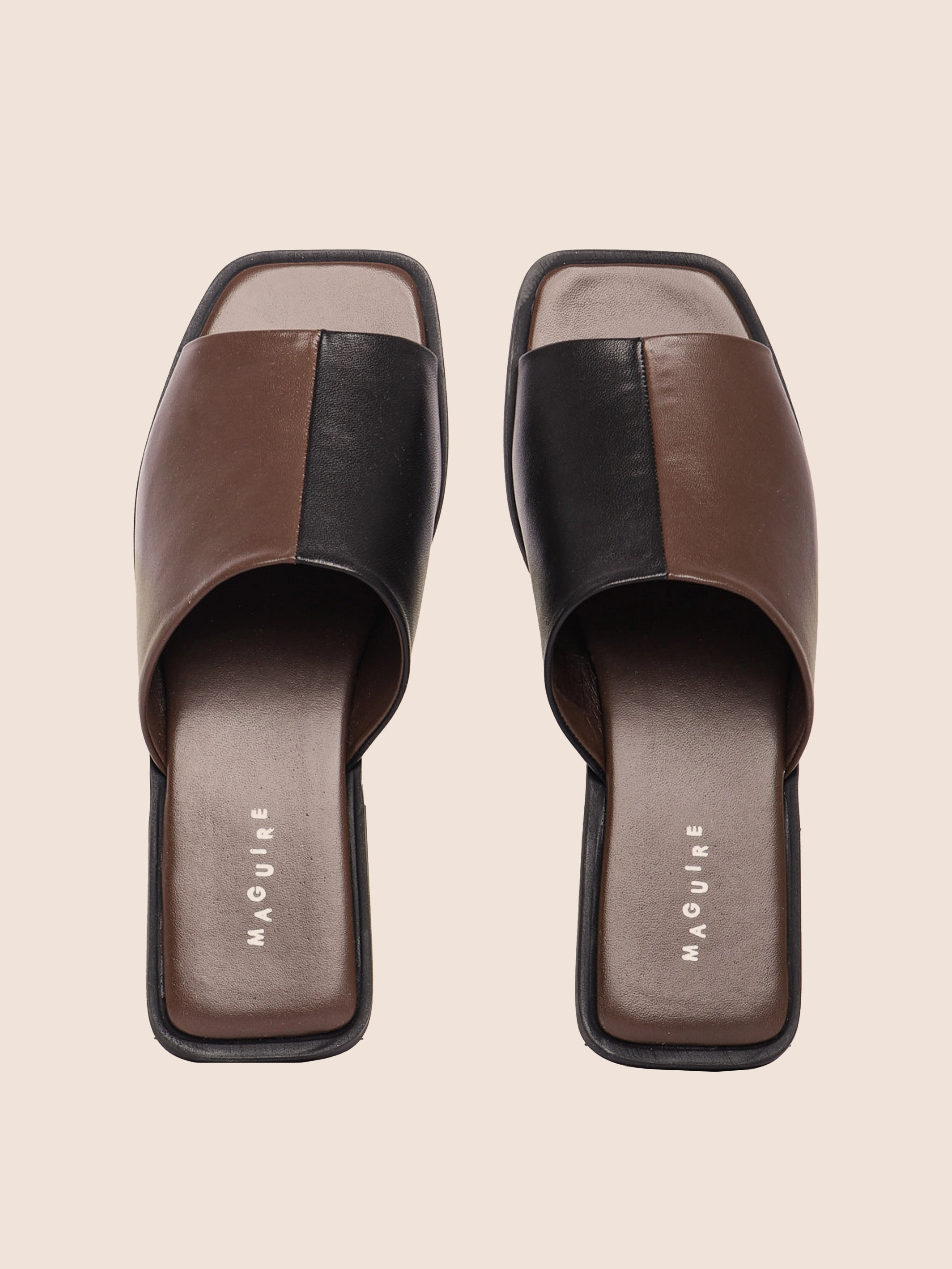 Cabra Brown Sandal Toe Space Sandal Insoles