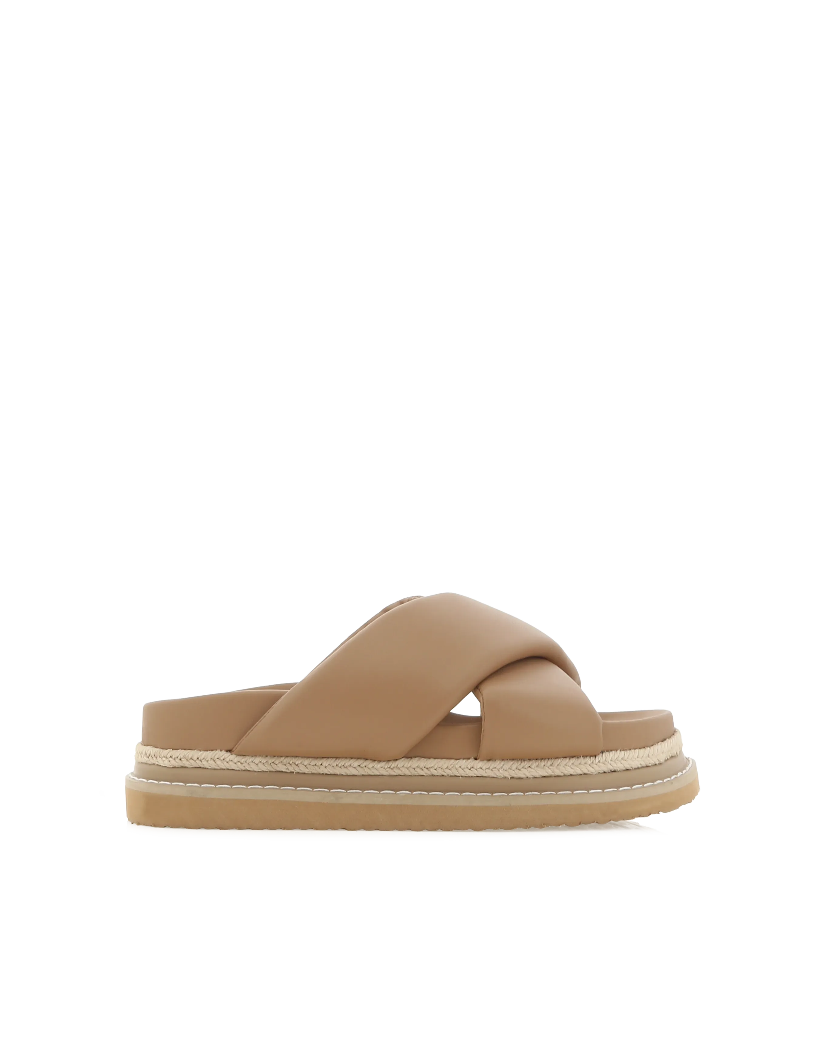 Sandal Lining Lightweight Flats ARABEL WIDE FIT - CLAY