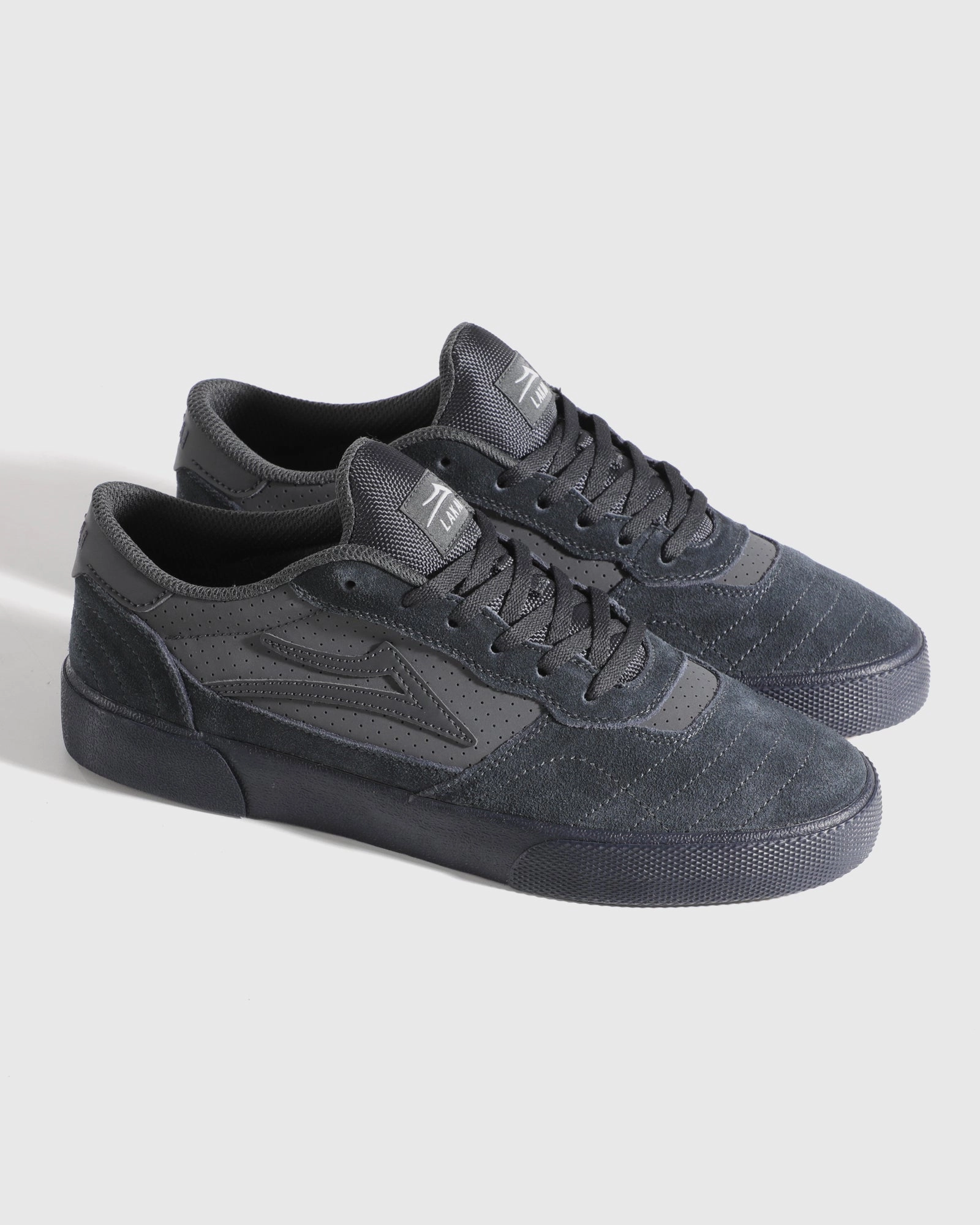 Cushioned Cambridge - Charcoal Suede