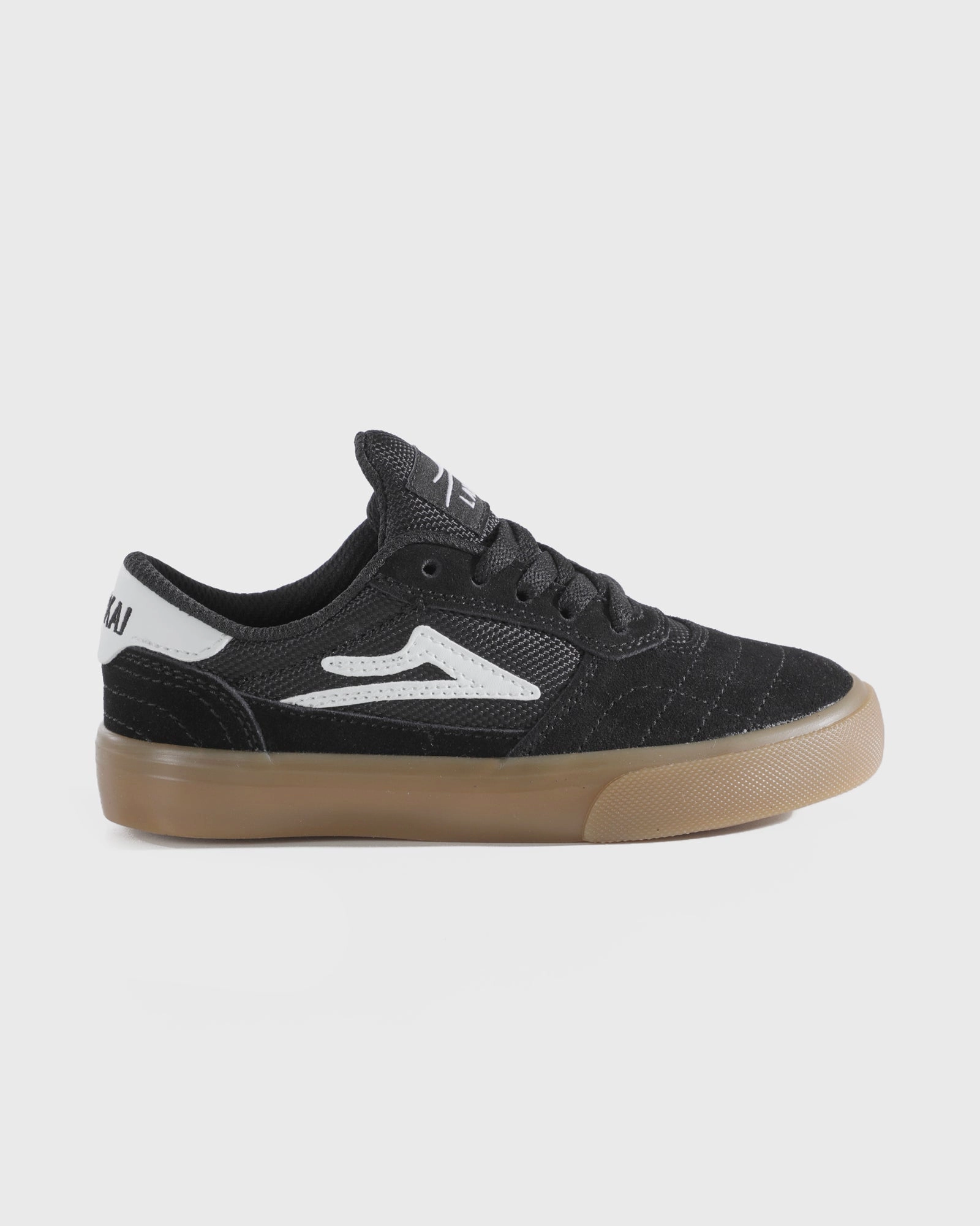Cambridge Kids  -  Black/Gum Suede Flexible Fit Busy Professionals