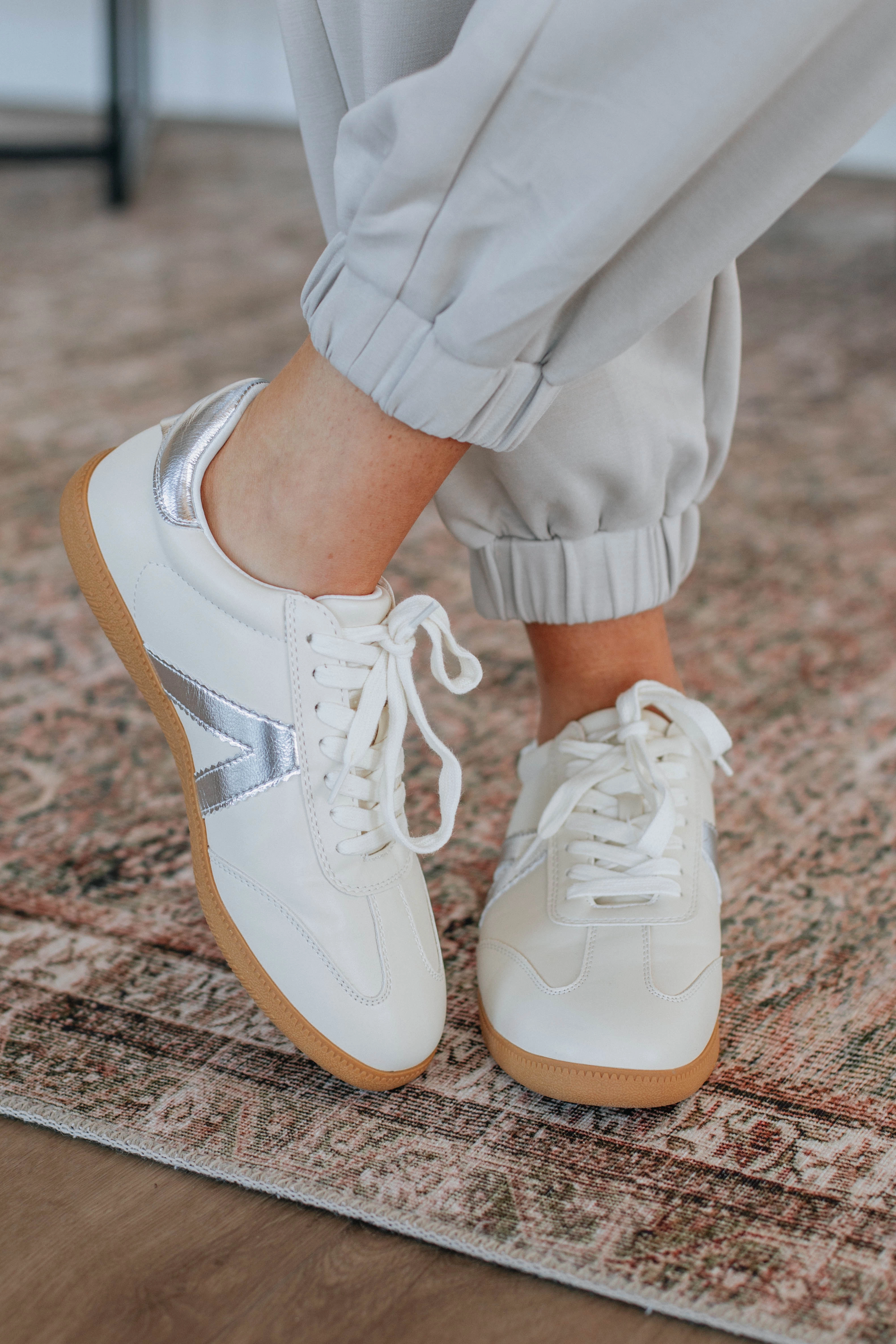 Can't Be Bothered Sneakers - Cream Strong Step