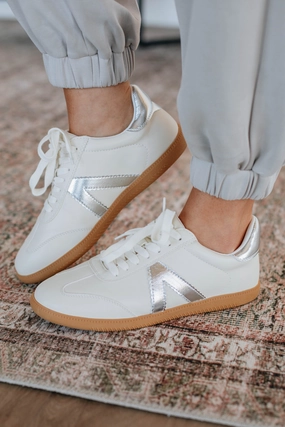 Can't Be Bothered Sneakers - Cream Supportive