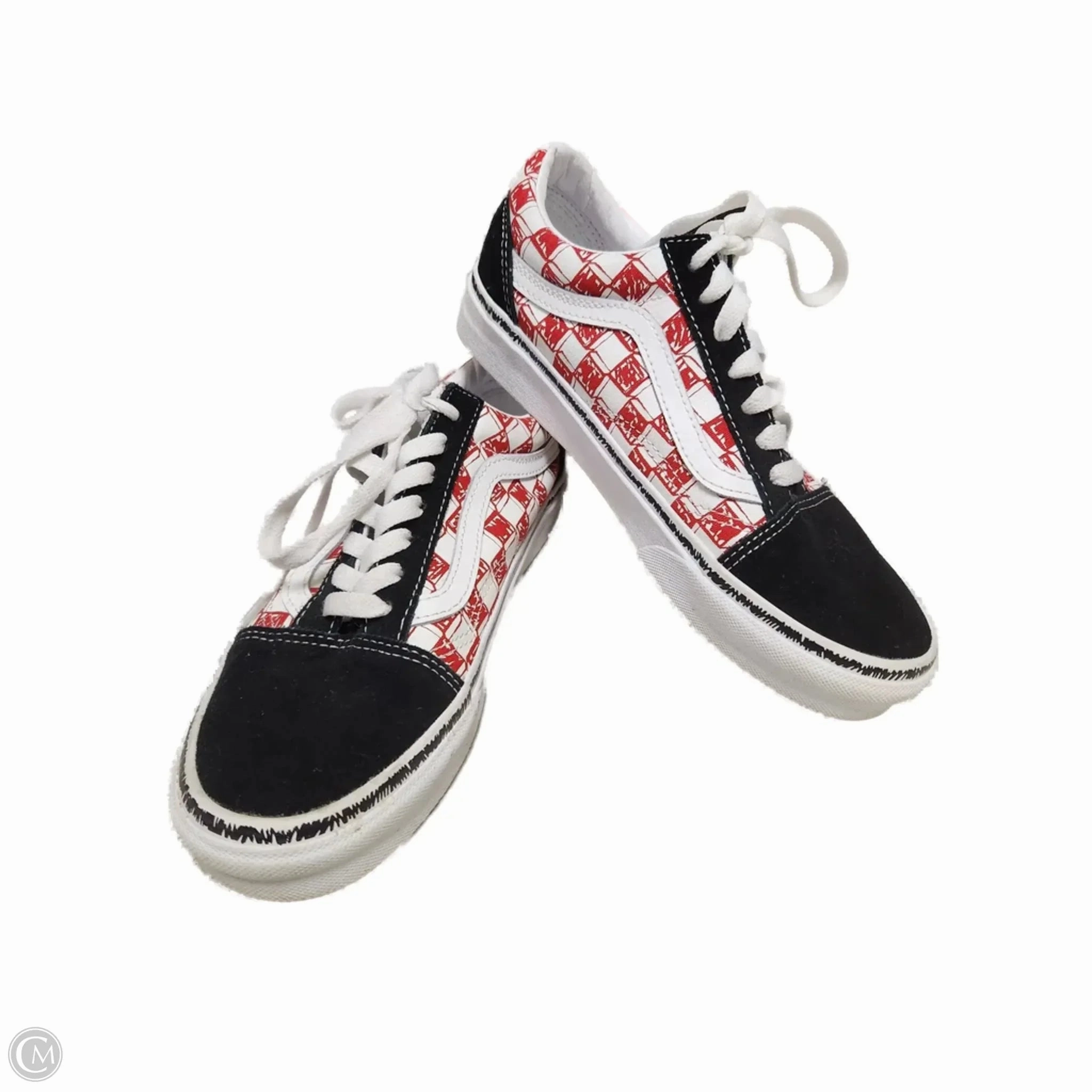 Shoes Sneakers By Vans In Red & White, Size: 7 Quick Dry Material Quick Drying Technology