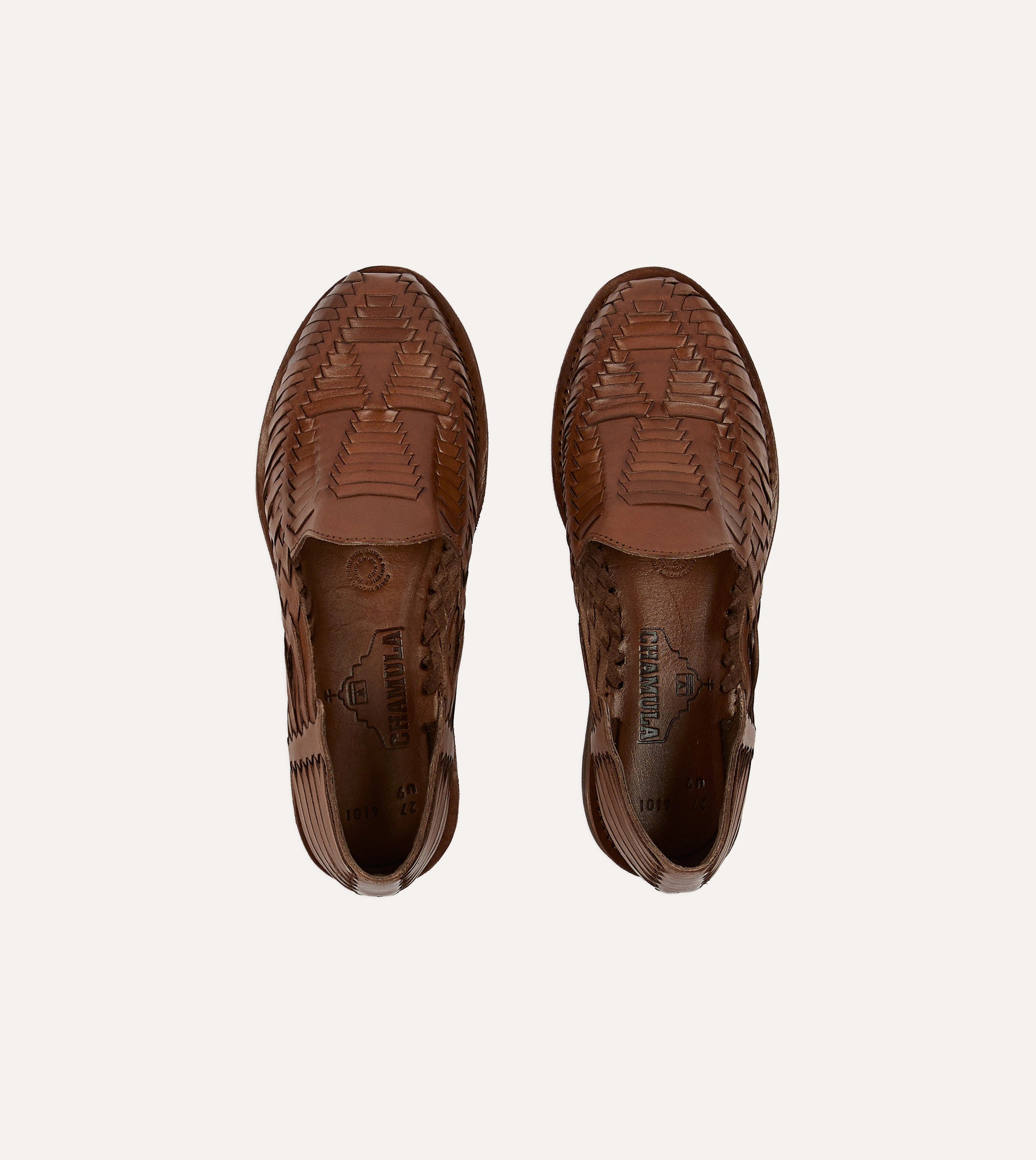 Desert Cool Chamula Brown Cancun Woven Sandal