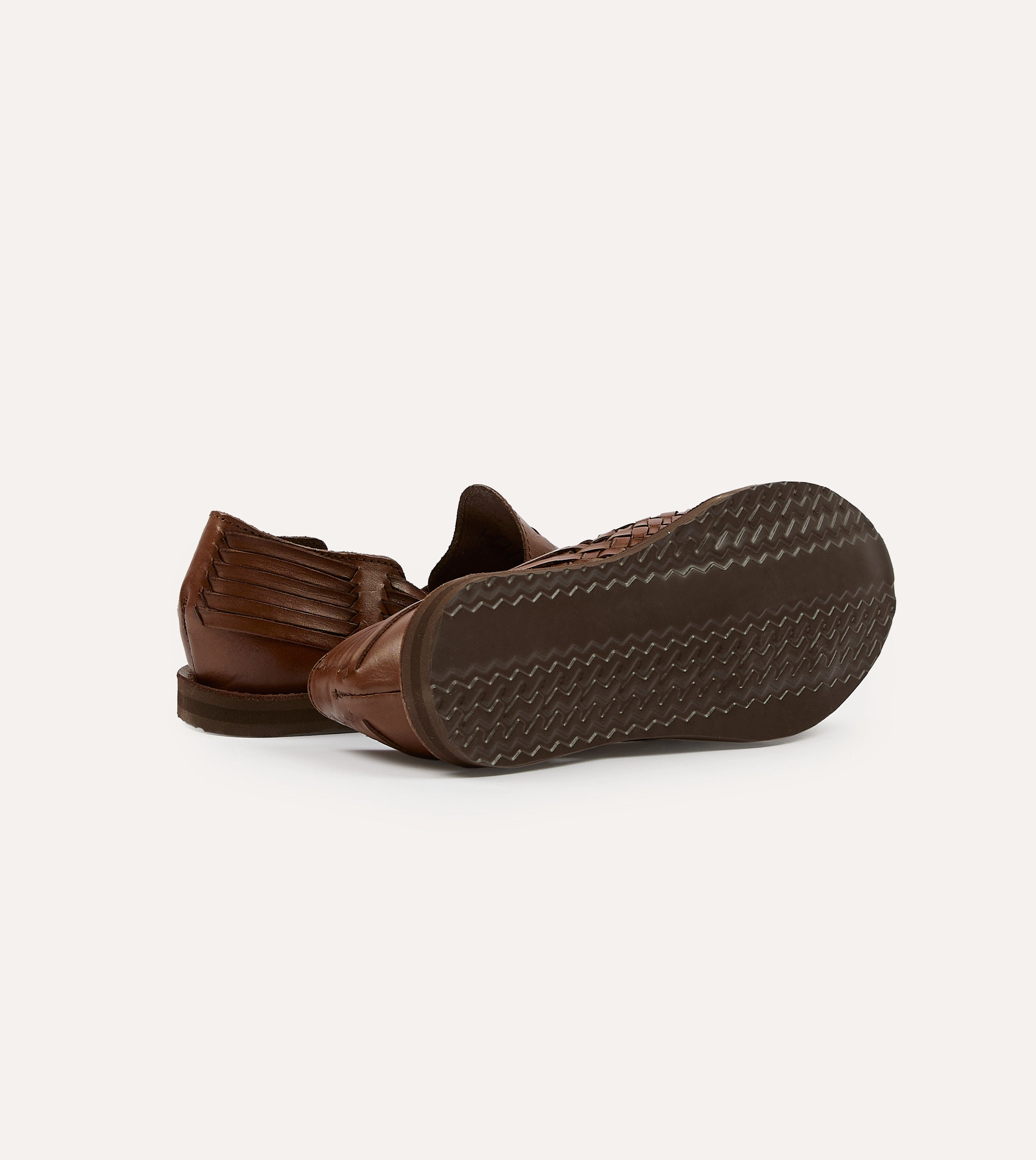 Comfort Midsole Dark Edge Chamula Brown Cancun Woven Sandal