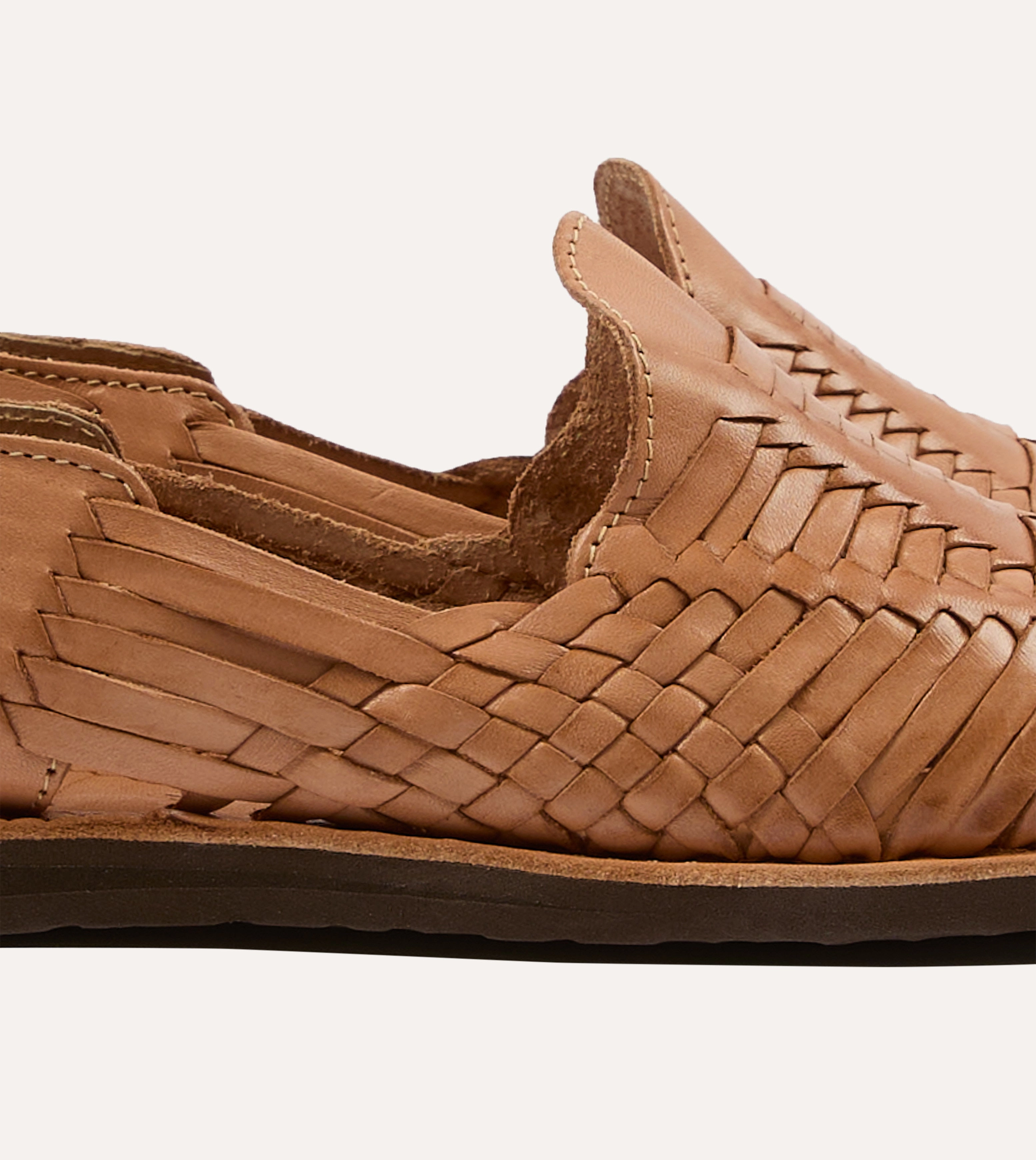 Chamula Tan Cancun Woven Sandal Daily Chill Quick Motion