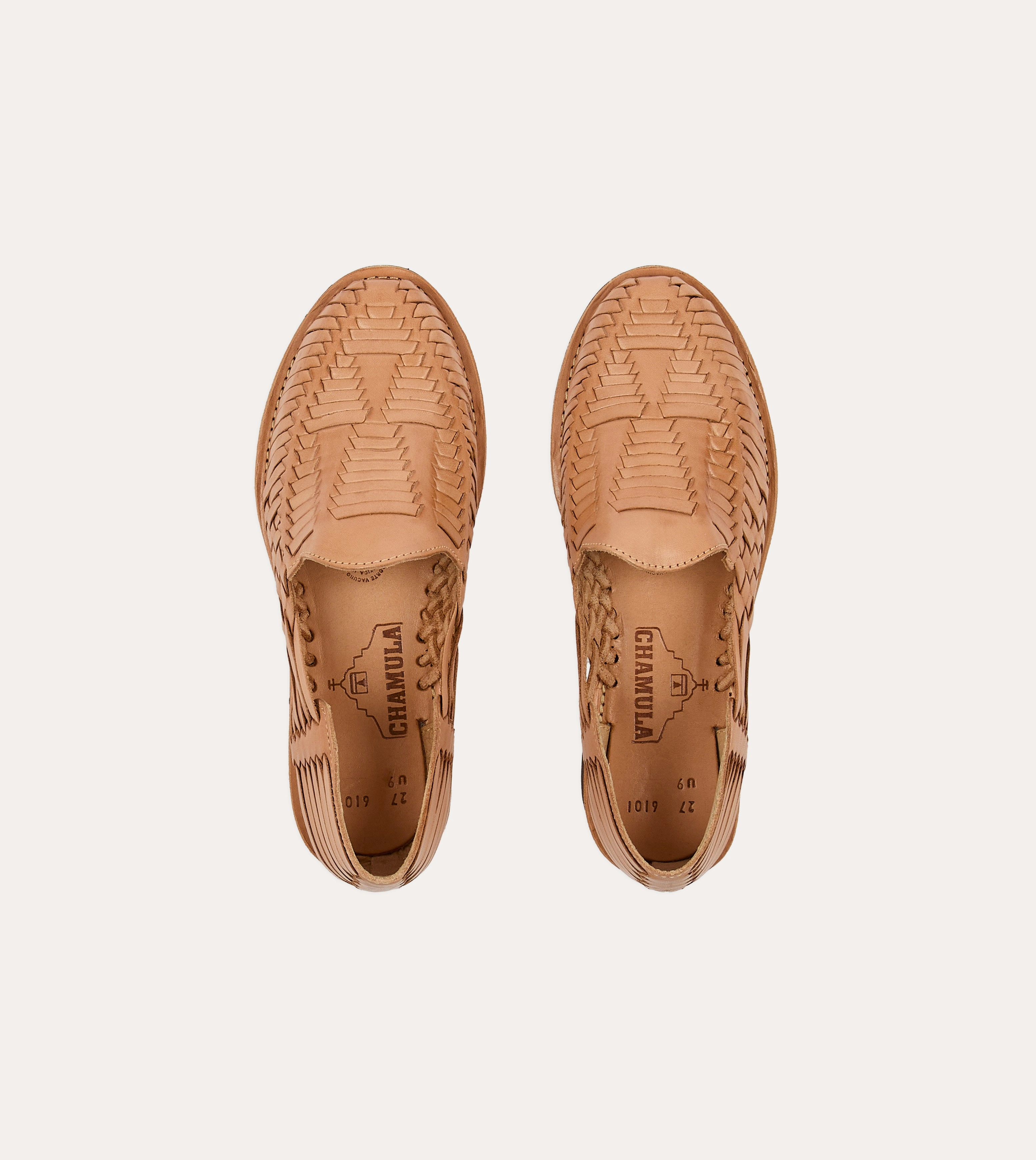 Chamula Tan Cancun Woven Sandal Soft Land