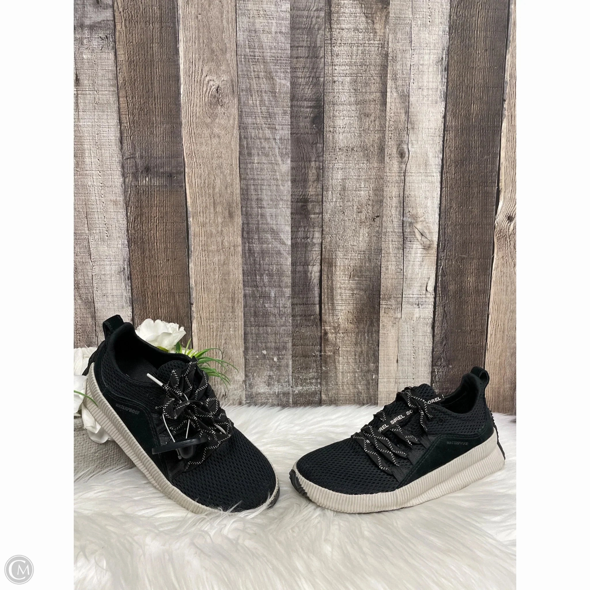 Comfort arch Shock Dissipating Midsole Shoes Sneakers By Sorel In Black, Size: 5.5