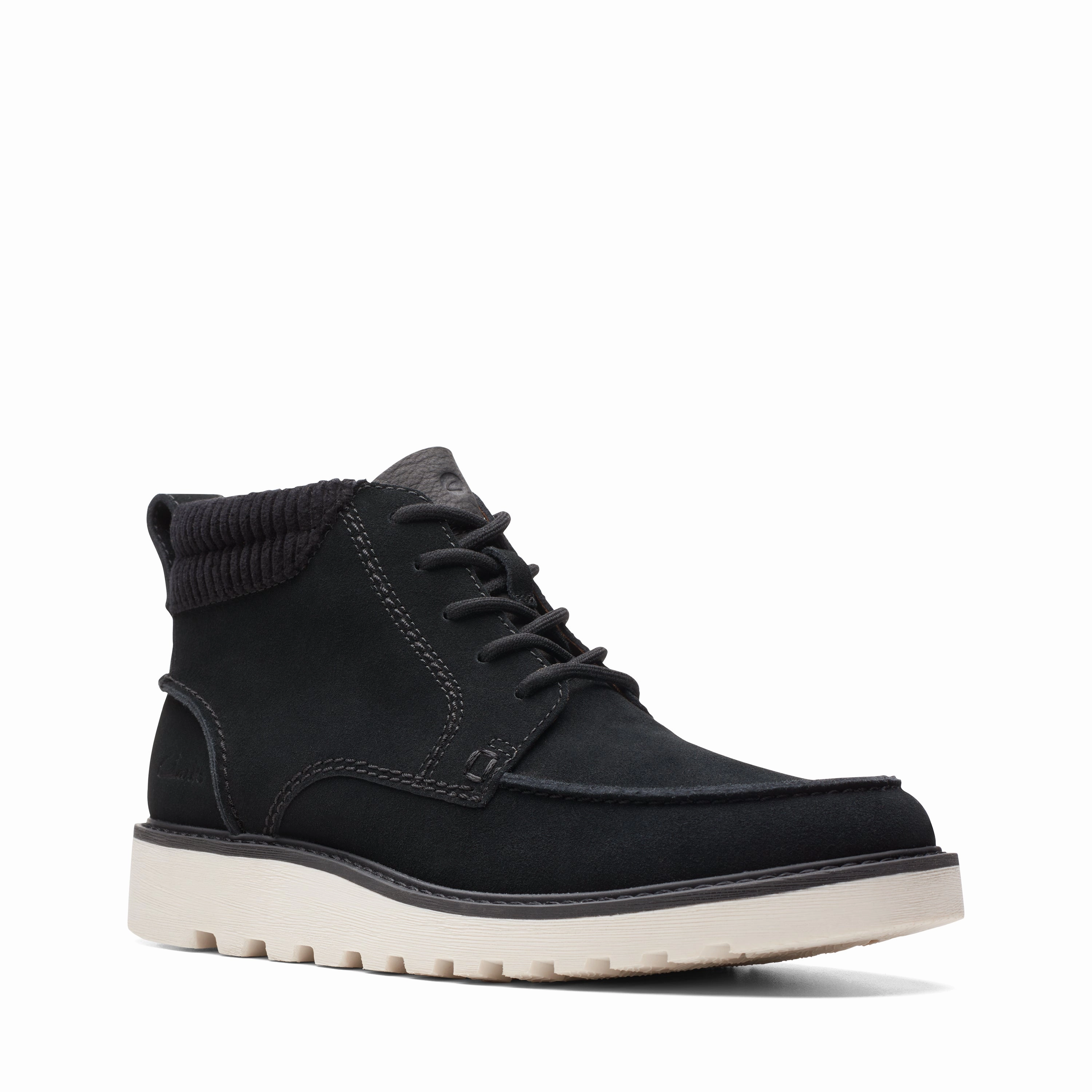 Street Ball Clarks Men's Barnes Mid - Black Suede