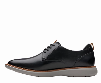 Clarks Men's Brantin Oxford - Black Play Hard Comfort arch