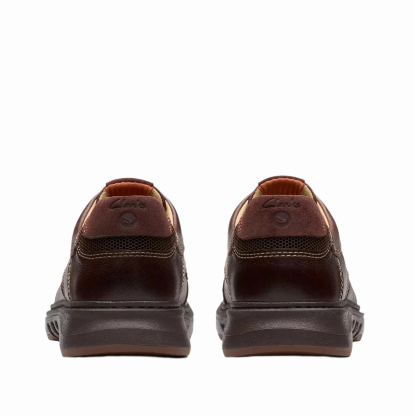 Clarks Men's Un Briley Lace Shoe - Mahogany Retro Mood