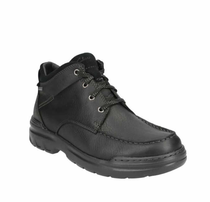 Clarks Men's WIDE Rockie 2 HI GORE-TEX Waterproof Boot - Black Wind Block