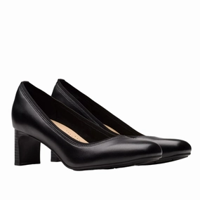 Clarks Women's Anelise Nora Pumps - Black City Edge photo shoot
