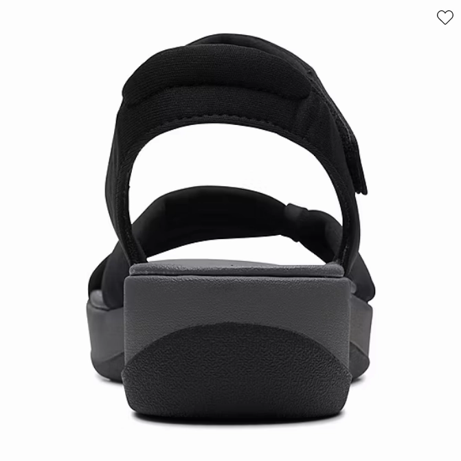 Stability Shank Clarks Women's Arla Shore Sandals - Black