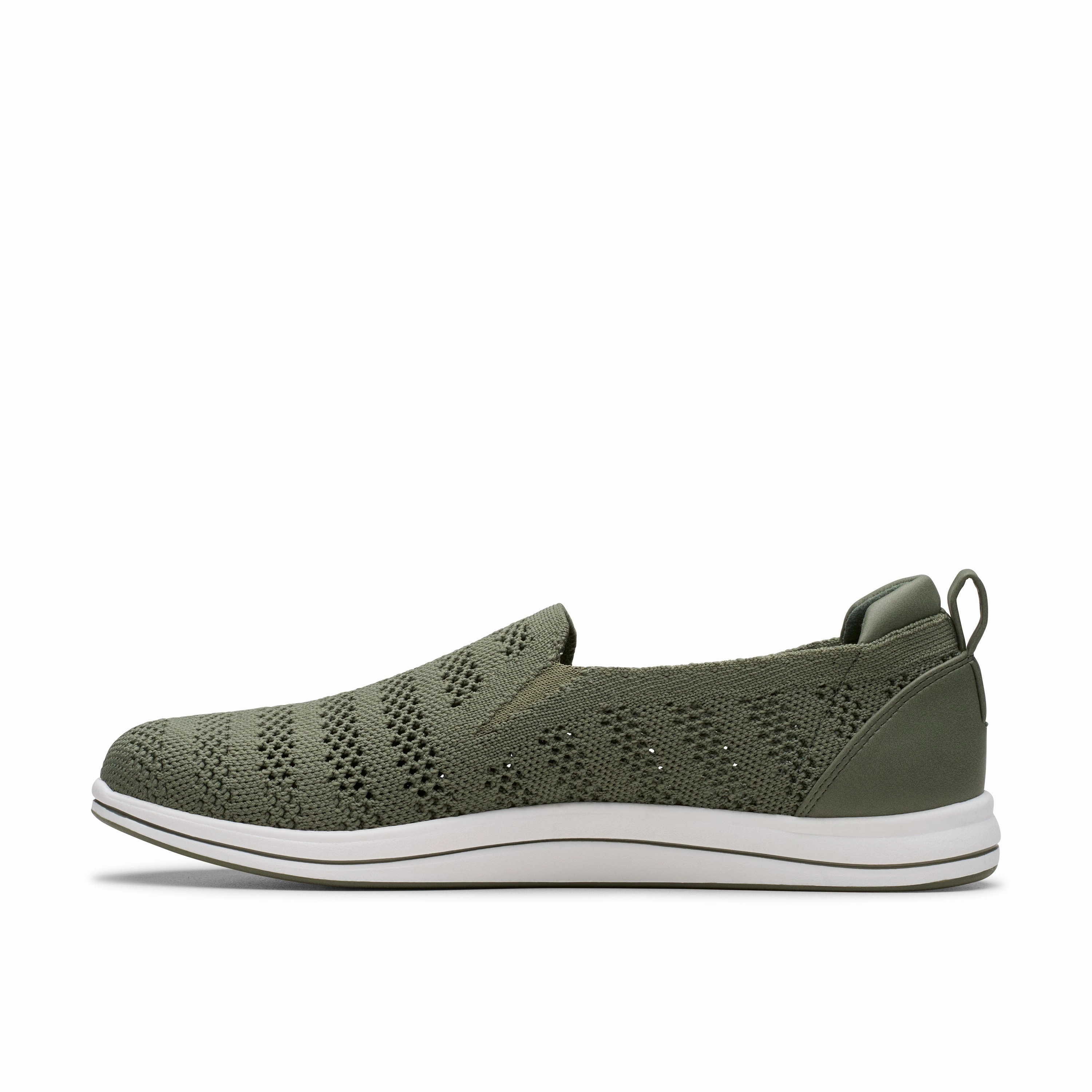 Clarks Women's Breezey Izzy Open Air Shoe - Olive Energy Rise