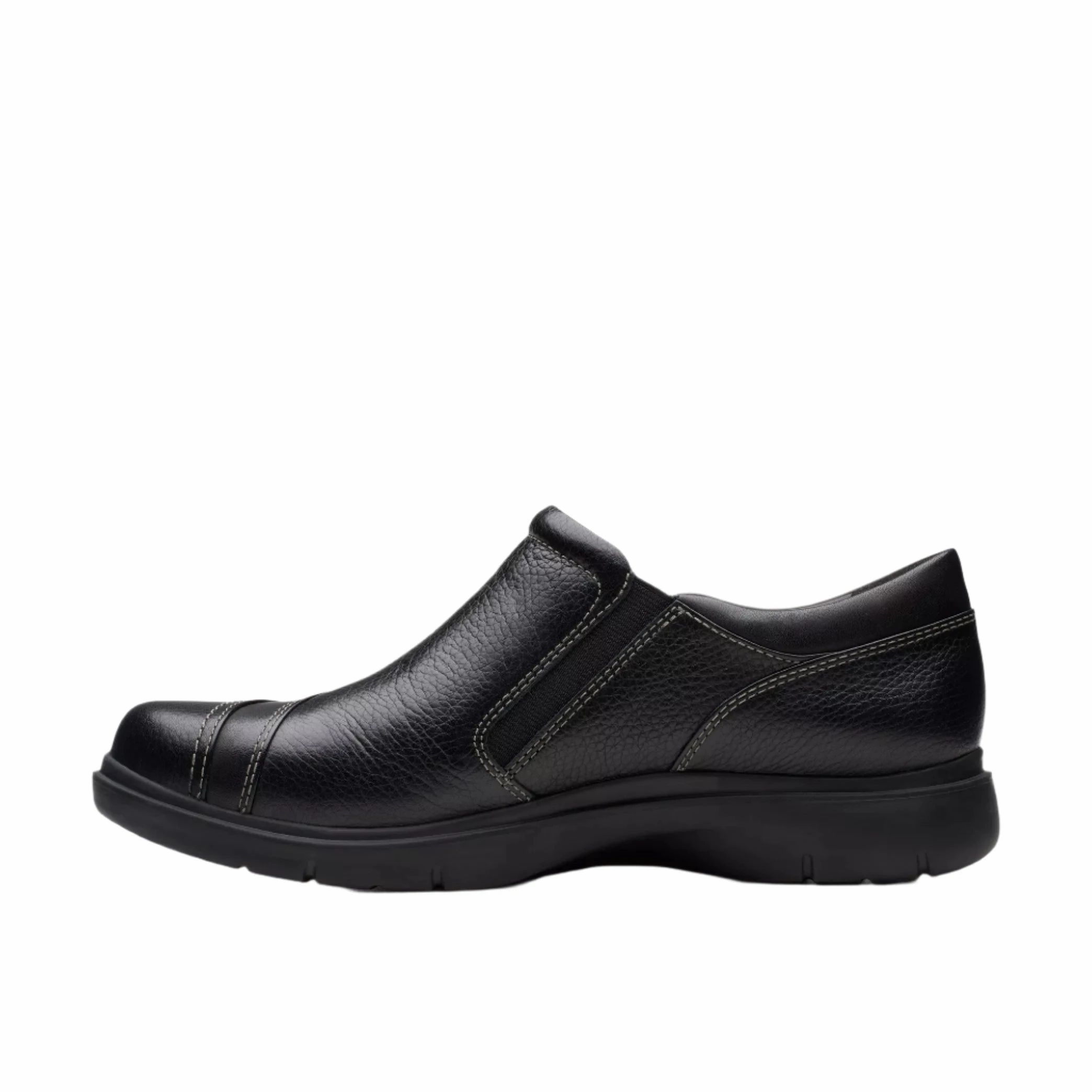 Clarks Women's Certina Pure Sneaker - Black Orthopedic Footbed System